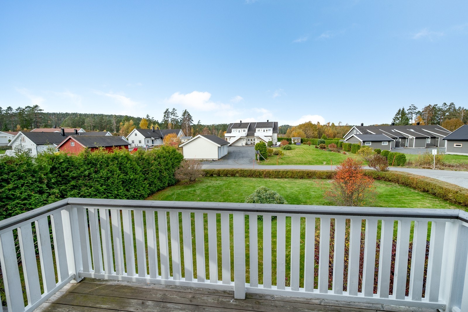 Balkong fra loftstue Galleribilde