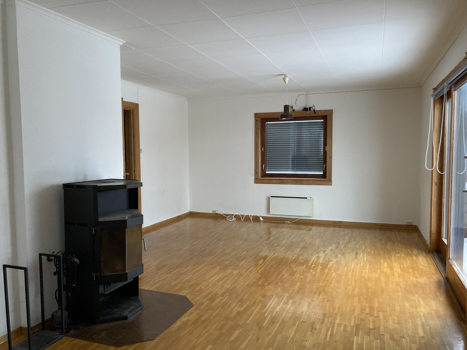 Stue med peisovn Galleribilde