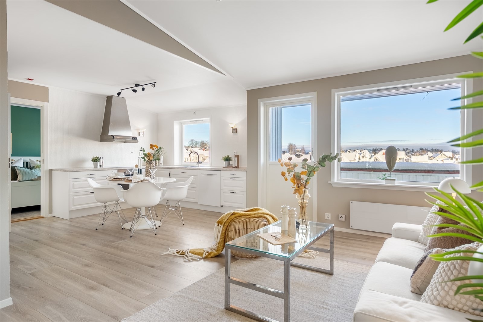 Åpen kjøkken og stue løsning Galleribilde