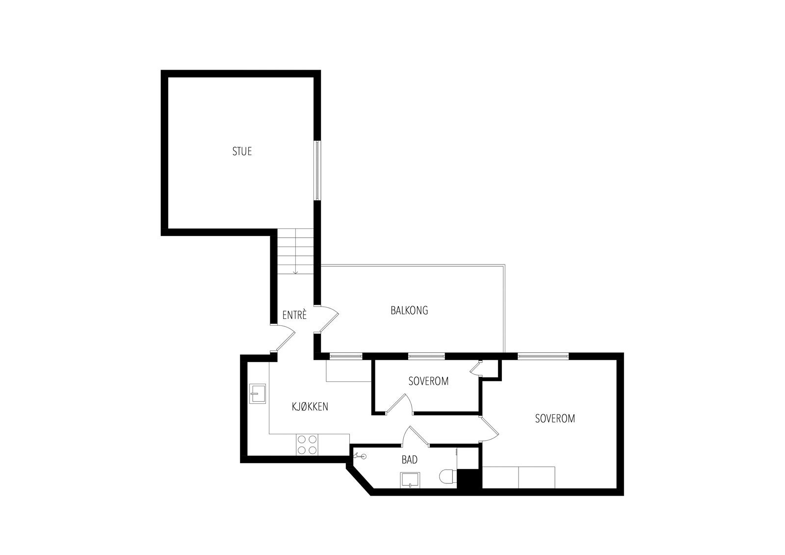 Plantegning. Galleribilde