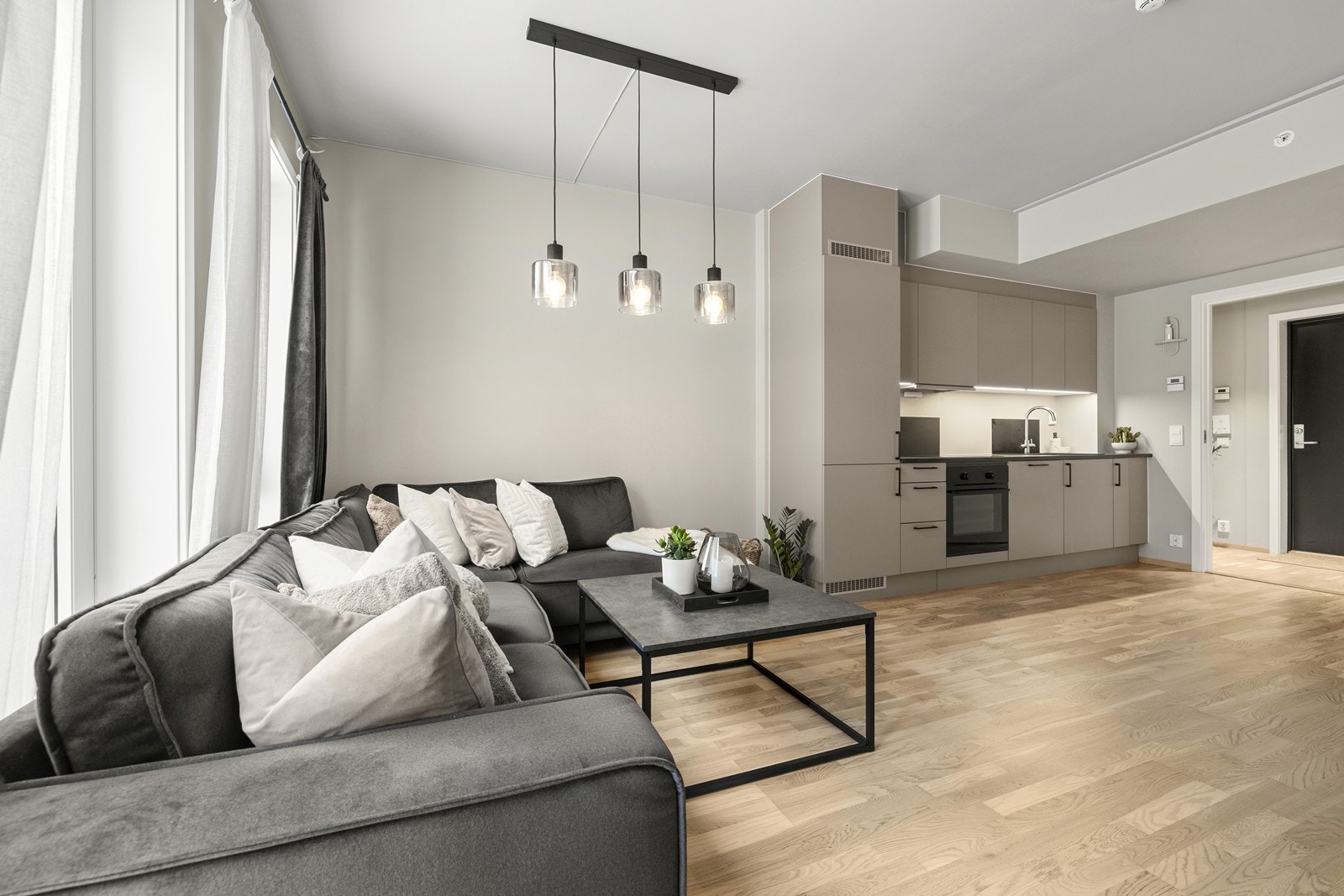 Balansert ventilasjon sørger for et sunt og godt inneklima i hele boligen. Galleribilde