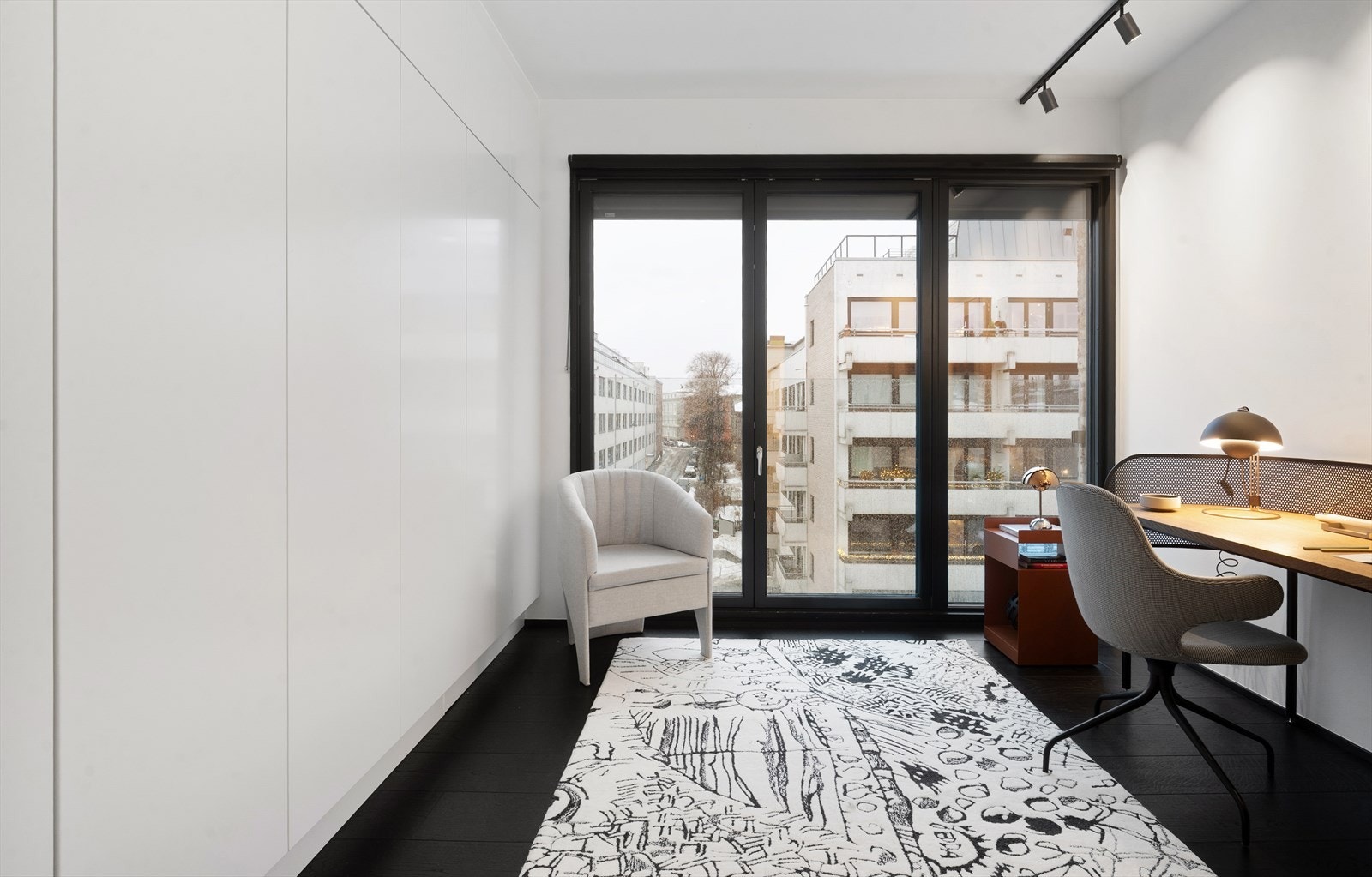 Det andre soverommet er også av god størrelse og egner seg fint som barnerom, gjesterom eller hjemmekontor. Galleribilde