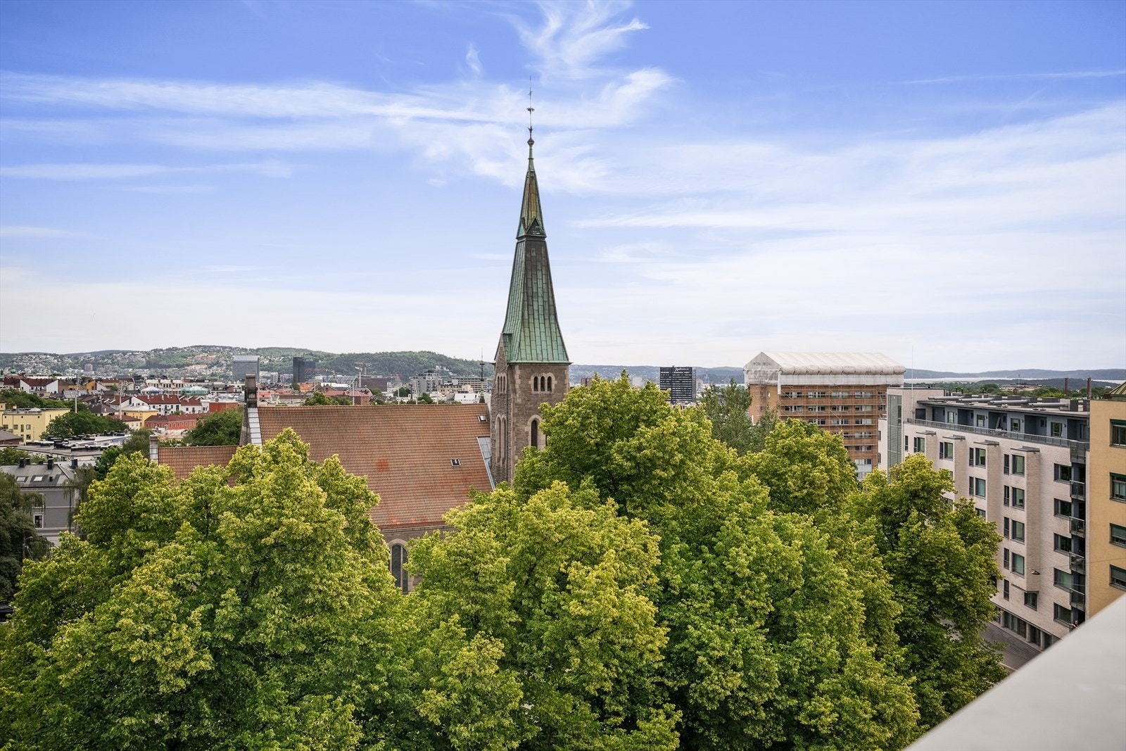 Utsikt over Stensbergparken Galleribilde
