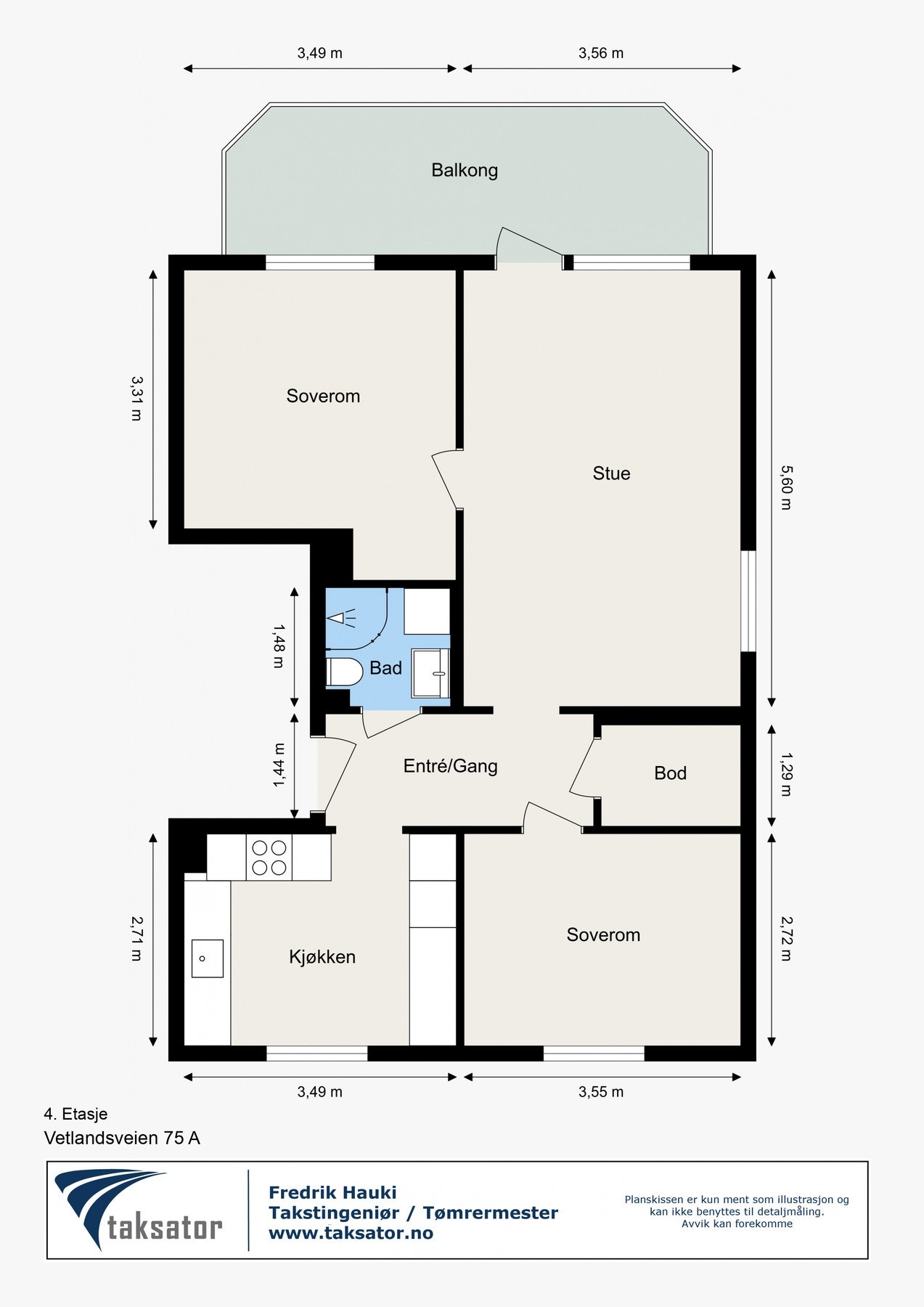 Planløsning. Galleribilde