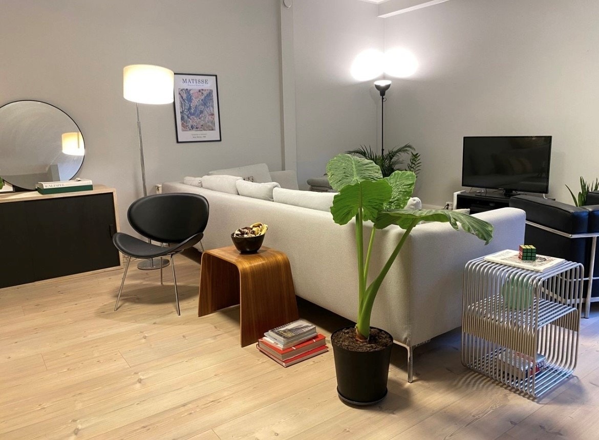 stue møblert, men leies ut umøblert Galleribilde