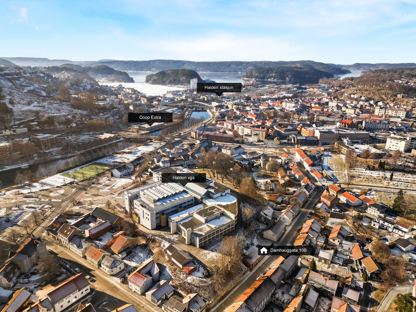 Med en sentral beliggenhet i Damhauggata, Halden, har du alt du trenger innen rekkevidde. Galleribilde