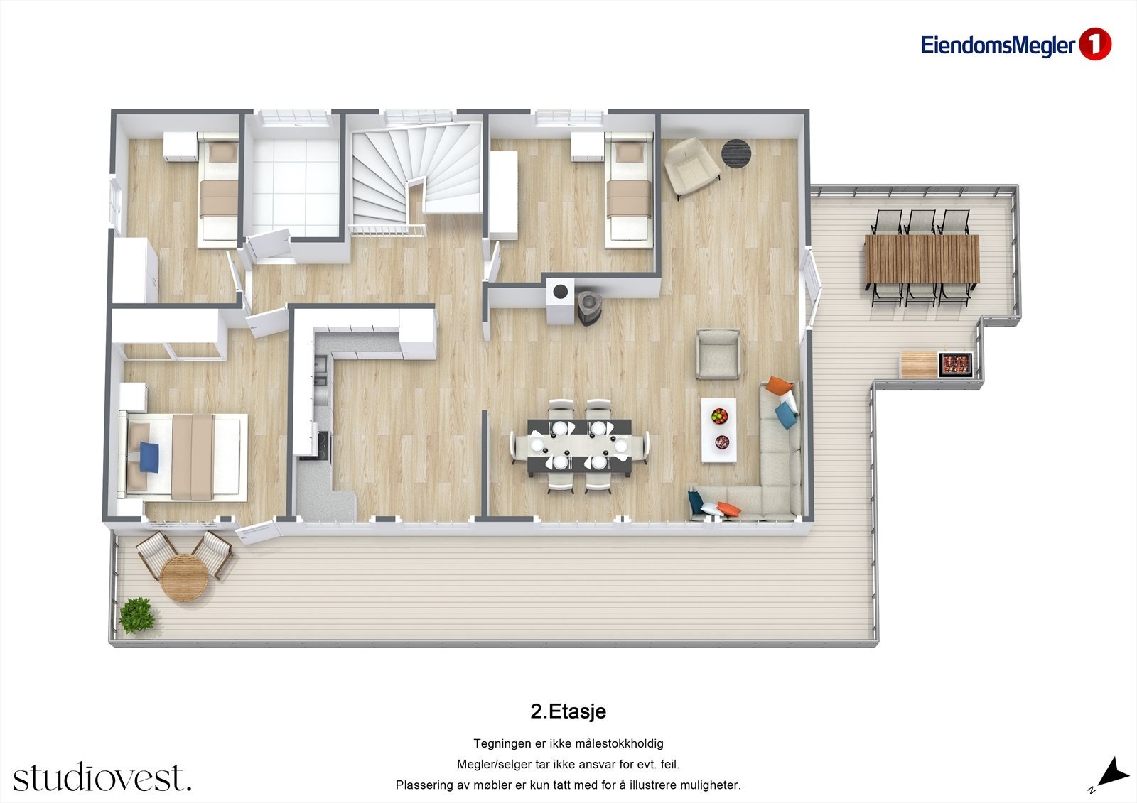 Planskisse 3D Galleribilde