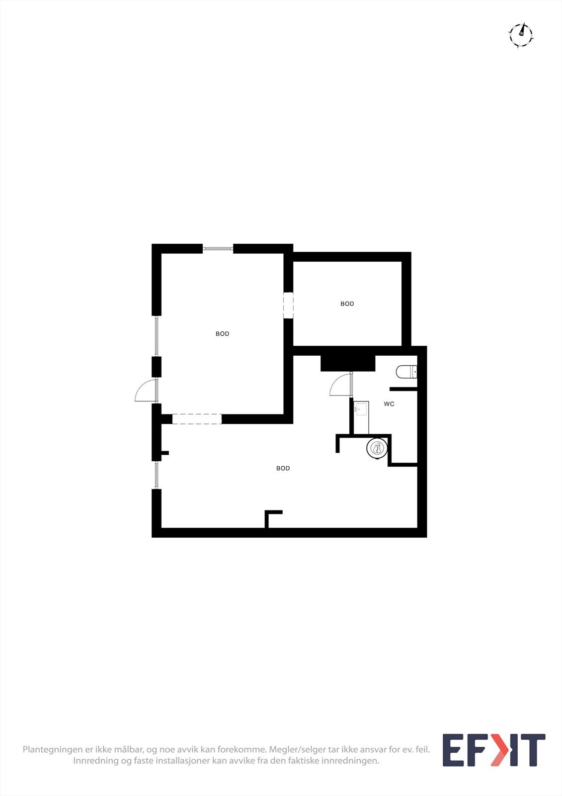 Plantegning kjeller Galleribilde