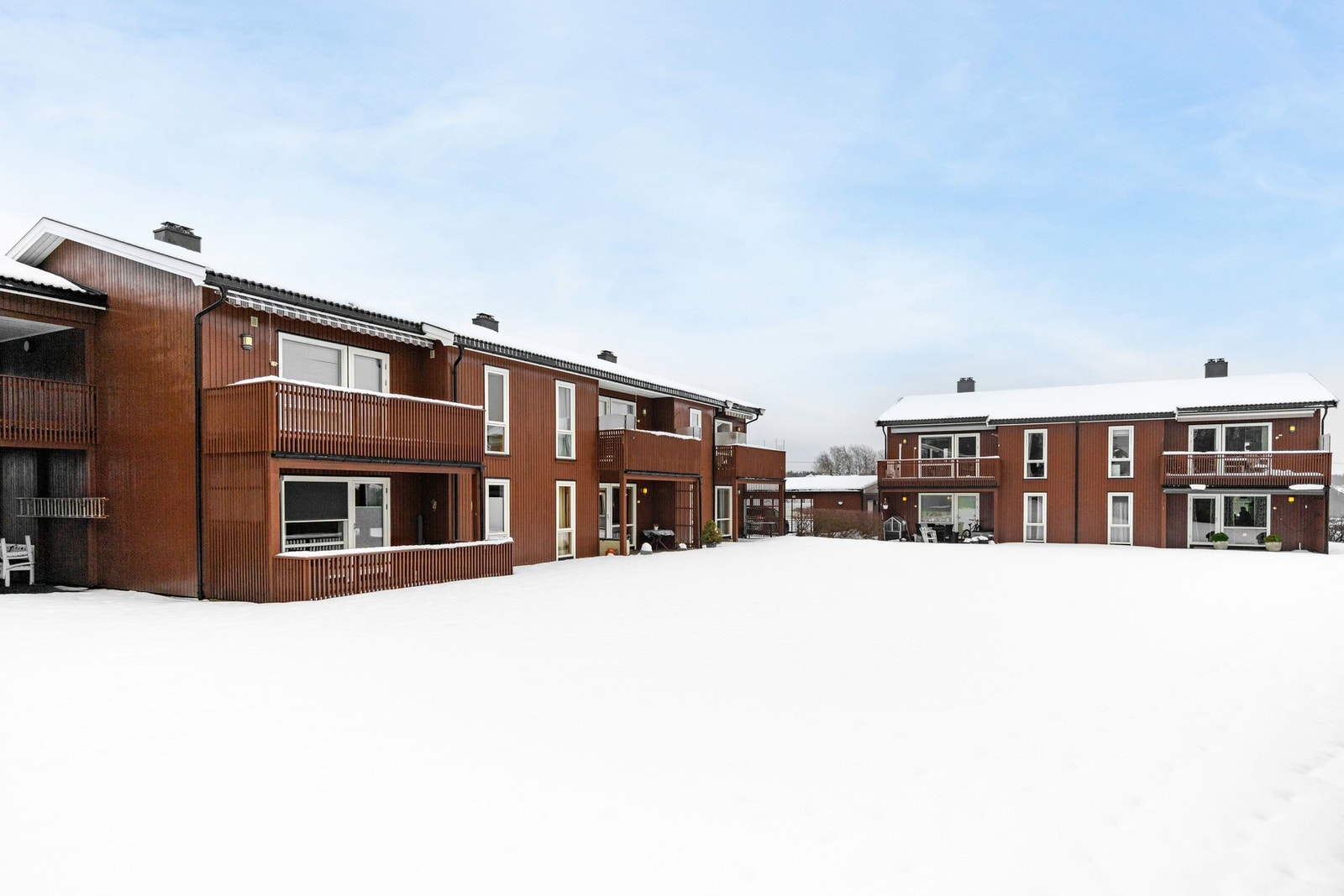 Fra uteplassen er det tilgang til en felles hage. Galleribilde