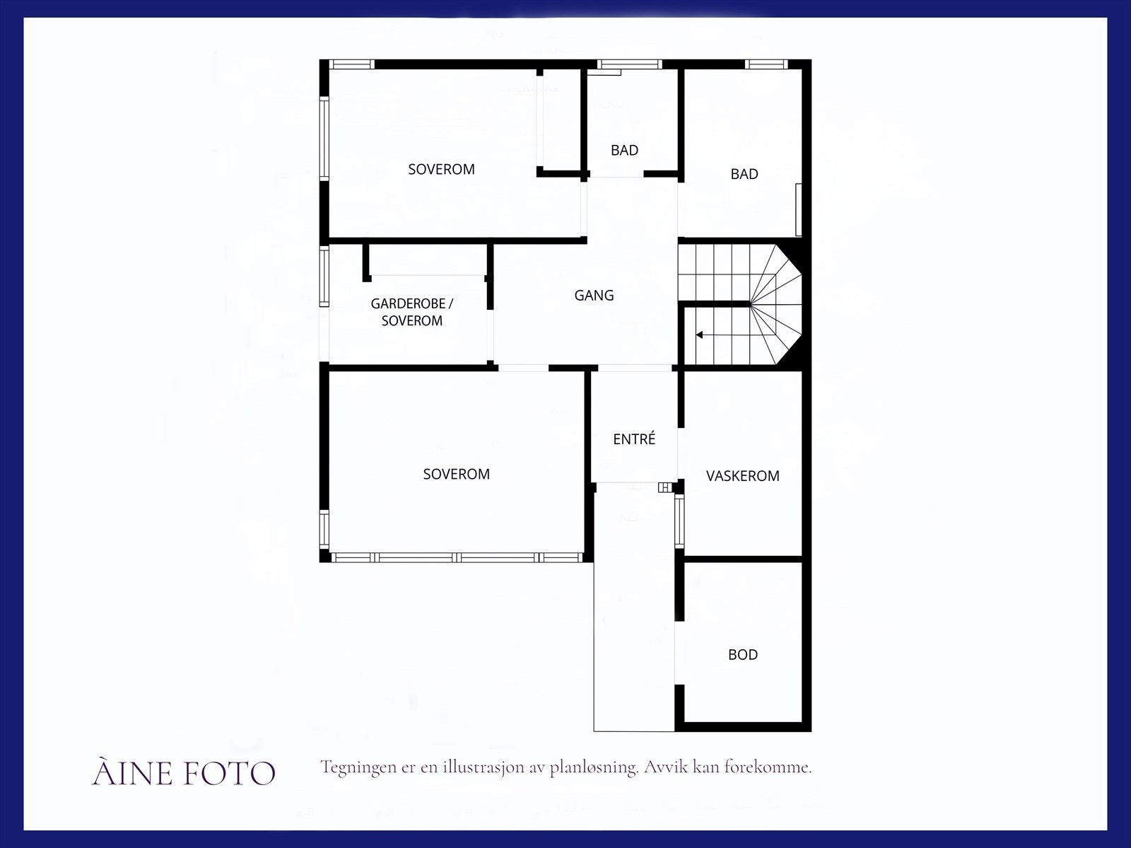 - Plantegning underetasje - Galleribilde