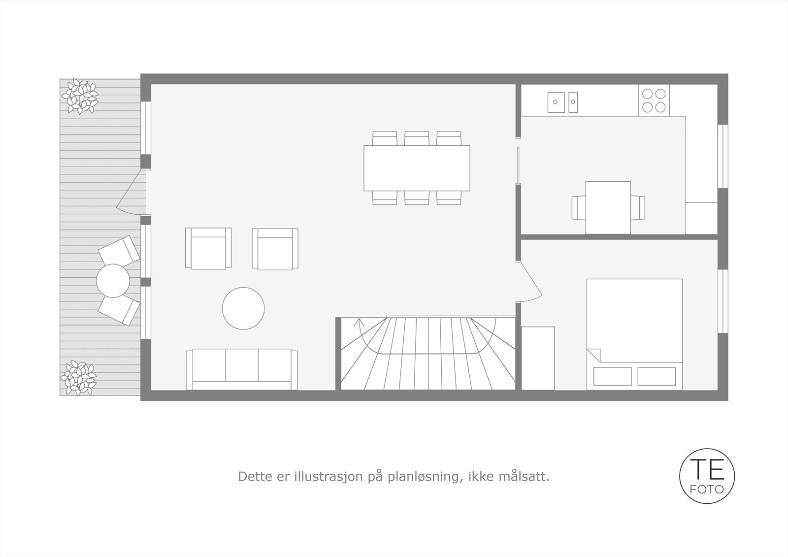 Plantegning for 2.etasje Galleribilde