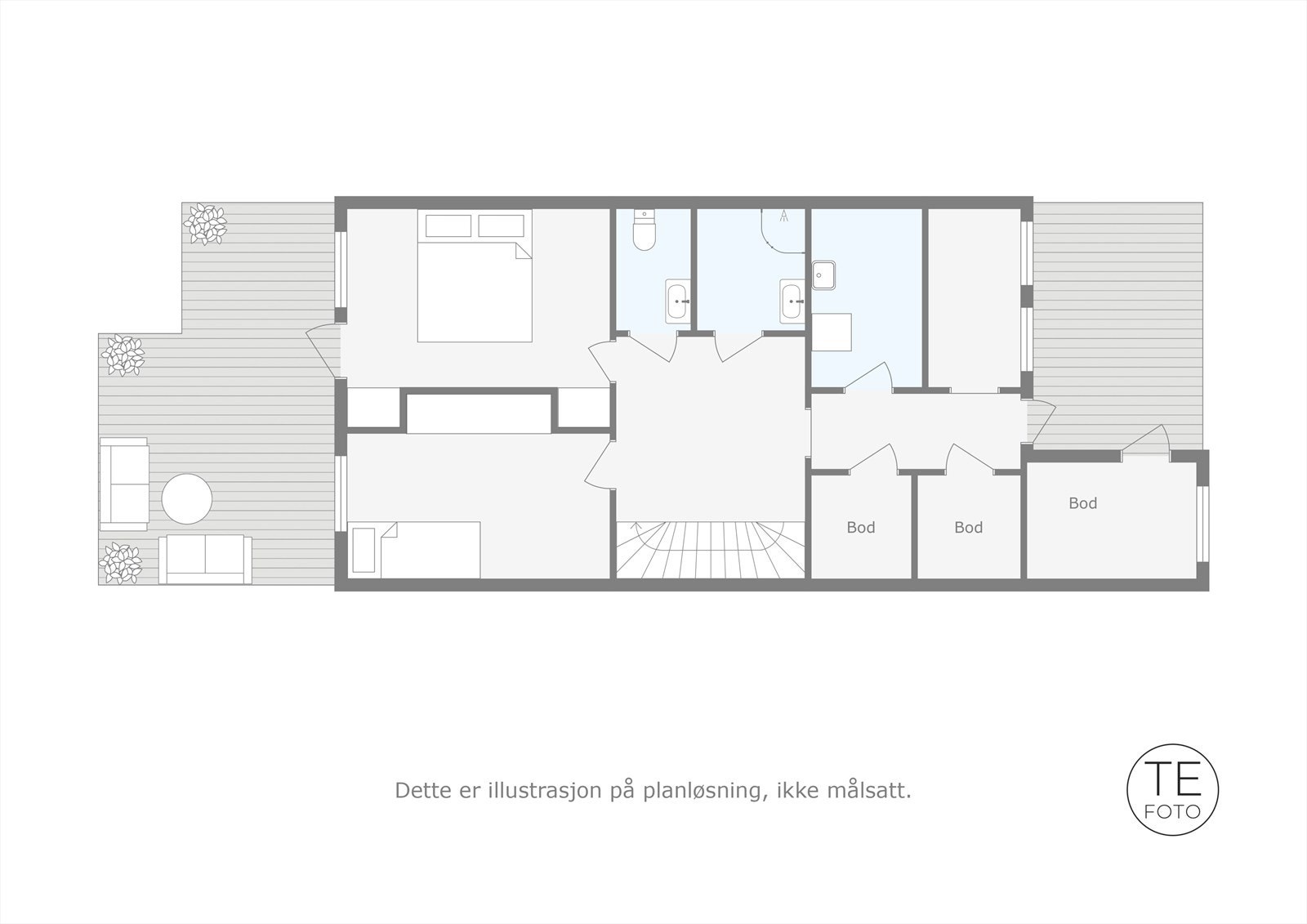 Plantegning for 1.etasje Galleribilde