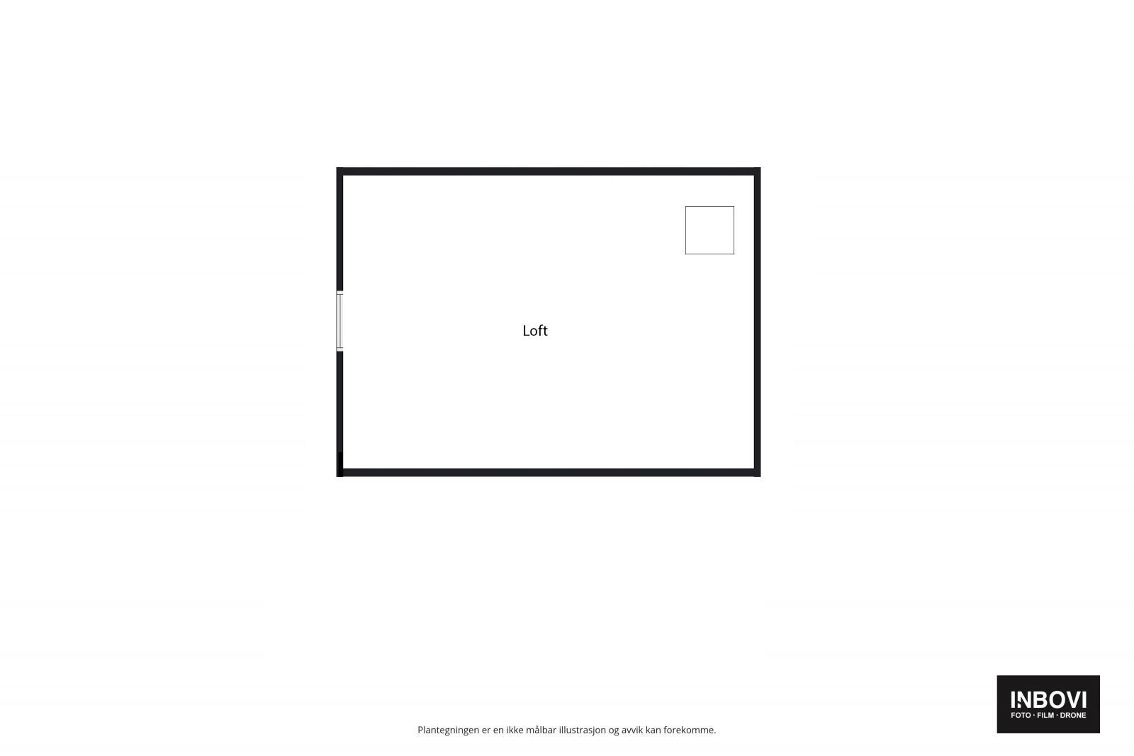 Plantegning loft Galleribilde