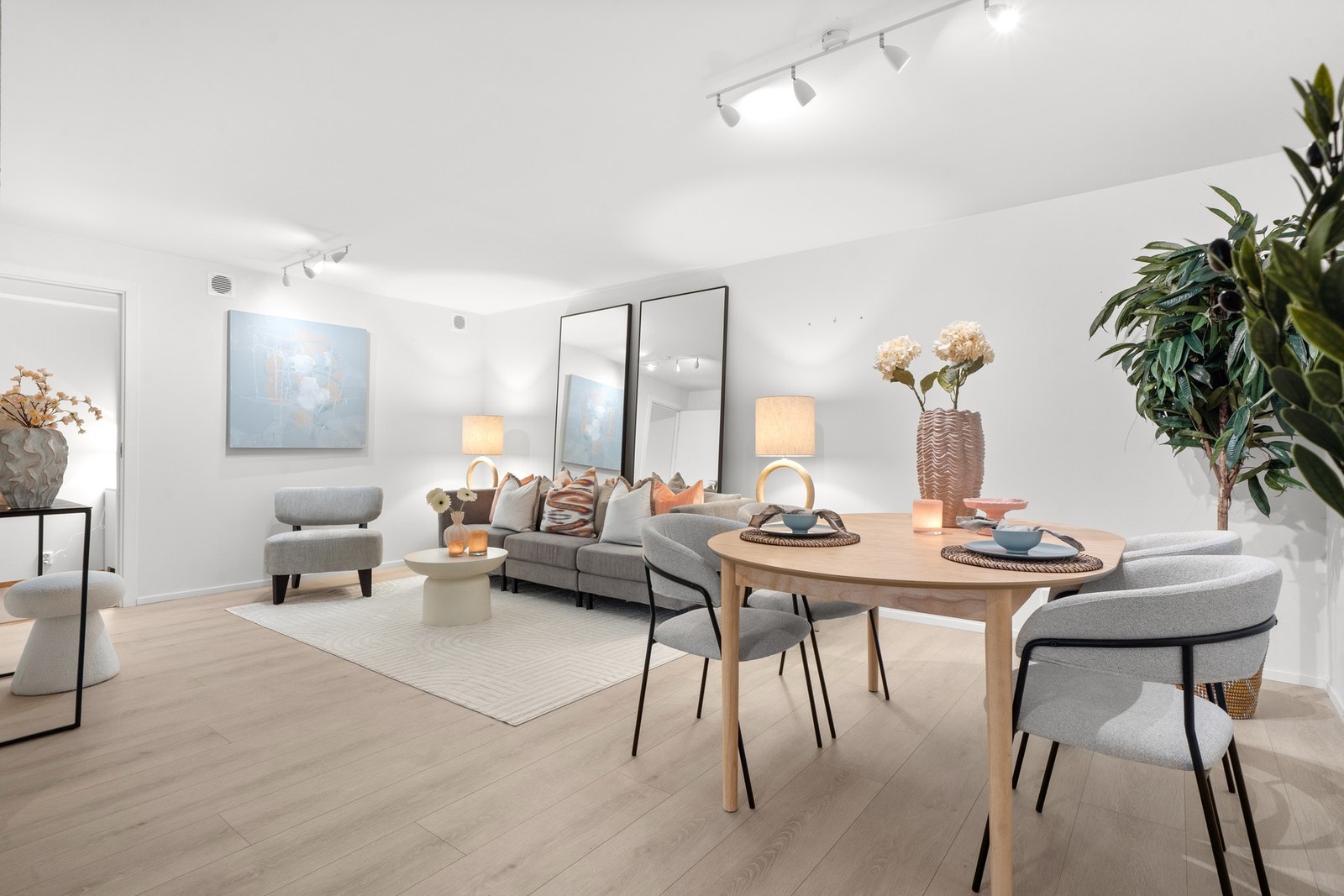 Det er gulvvarme i alle rom. Galleribilde