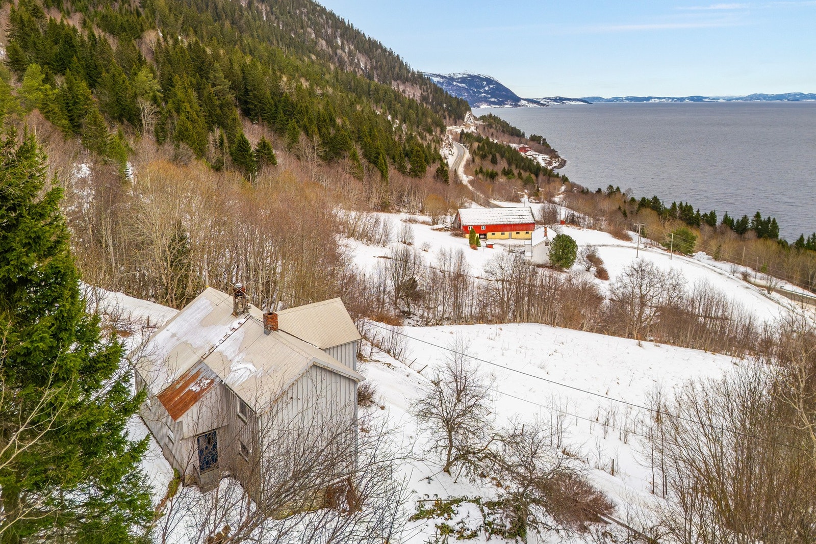 God utsikt fra eiendommen. Galleribilde