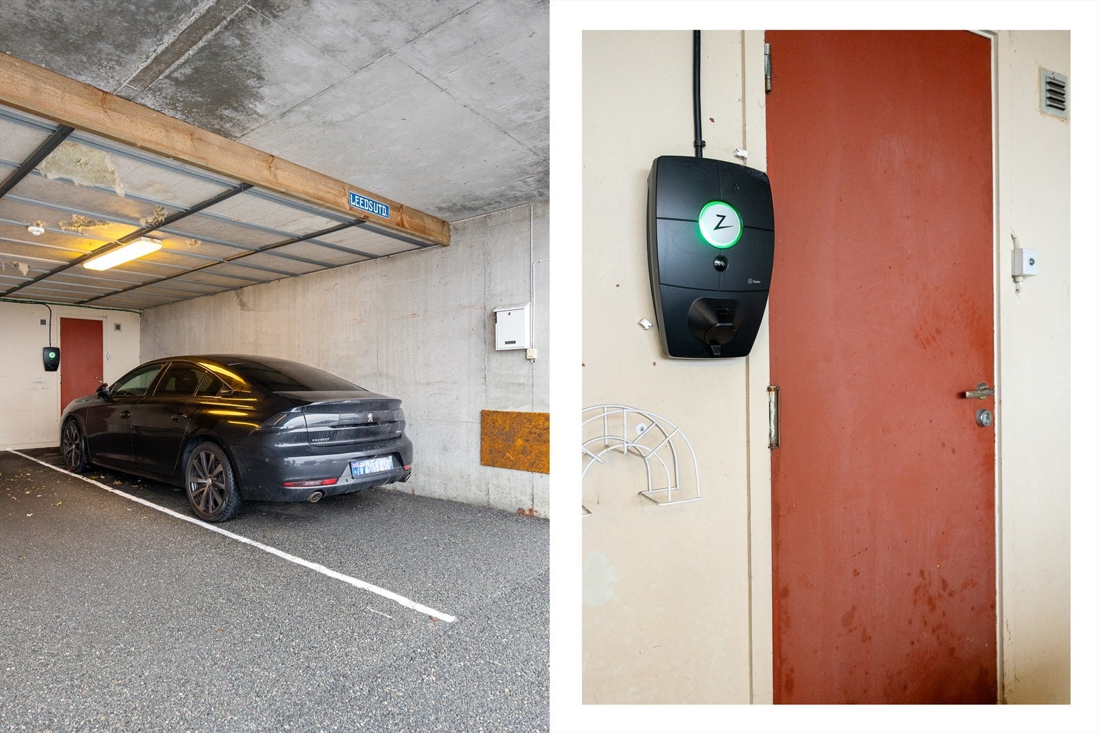 Leiligheten disponerer også carport med el-billader. Galleribilde