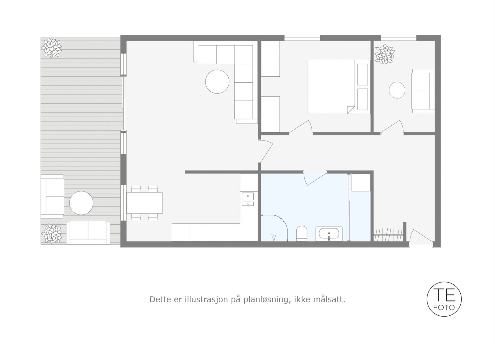 Plantegning Sanddalskollen 7 Galleribilde
