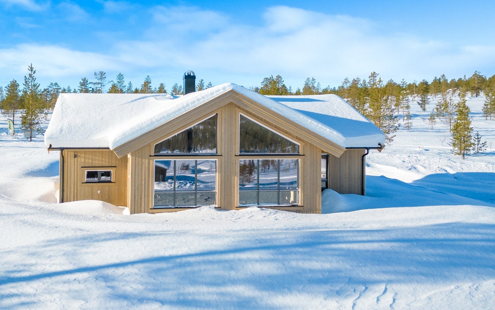 Bilde fra en kundehytte i Trysil. Galleribilde