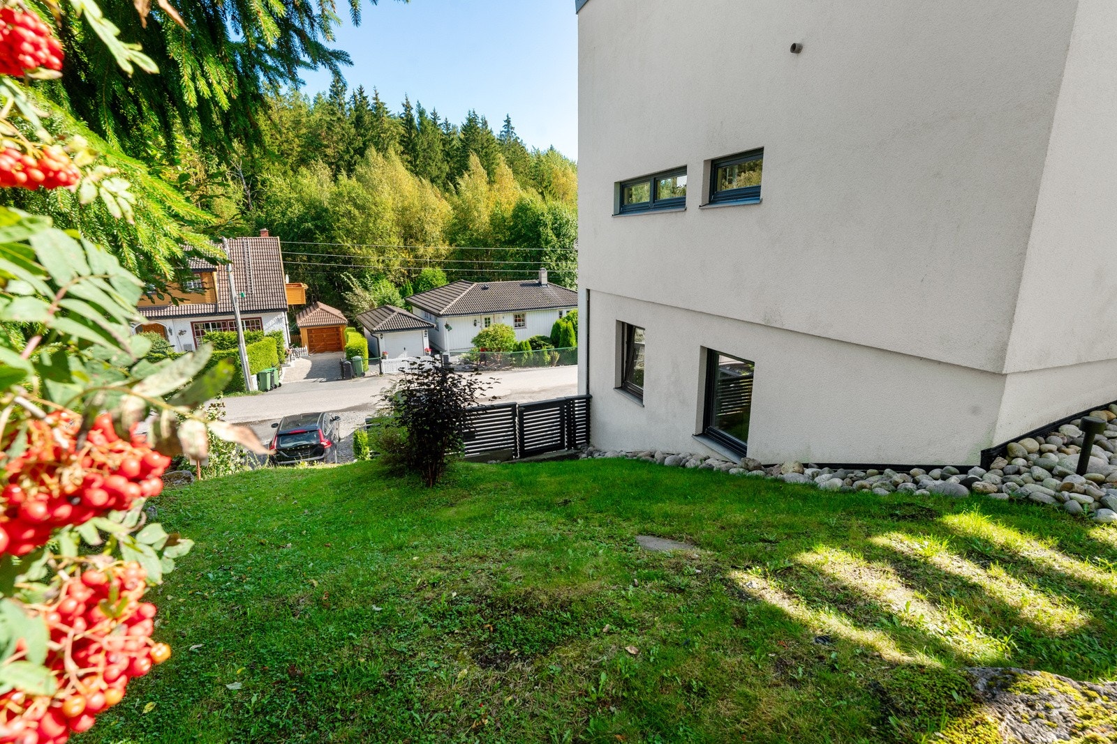 Hagen byr på ekstra boltreplass - utmerket for de minste eller for deg som dyreier. Galleribilde