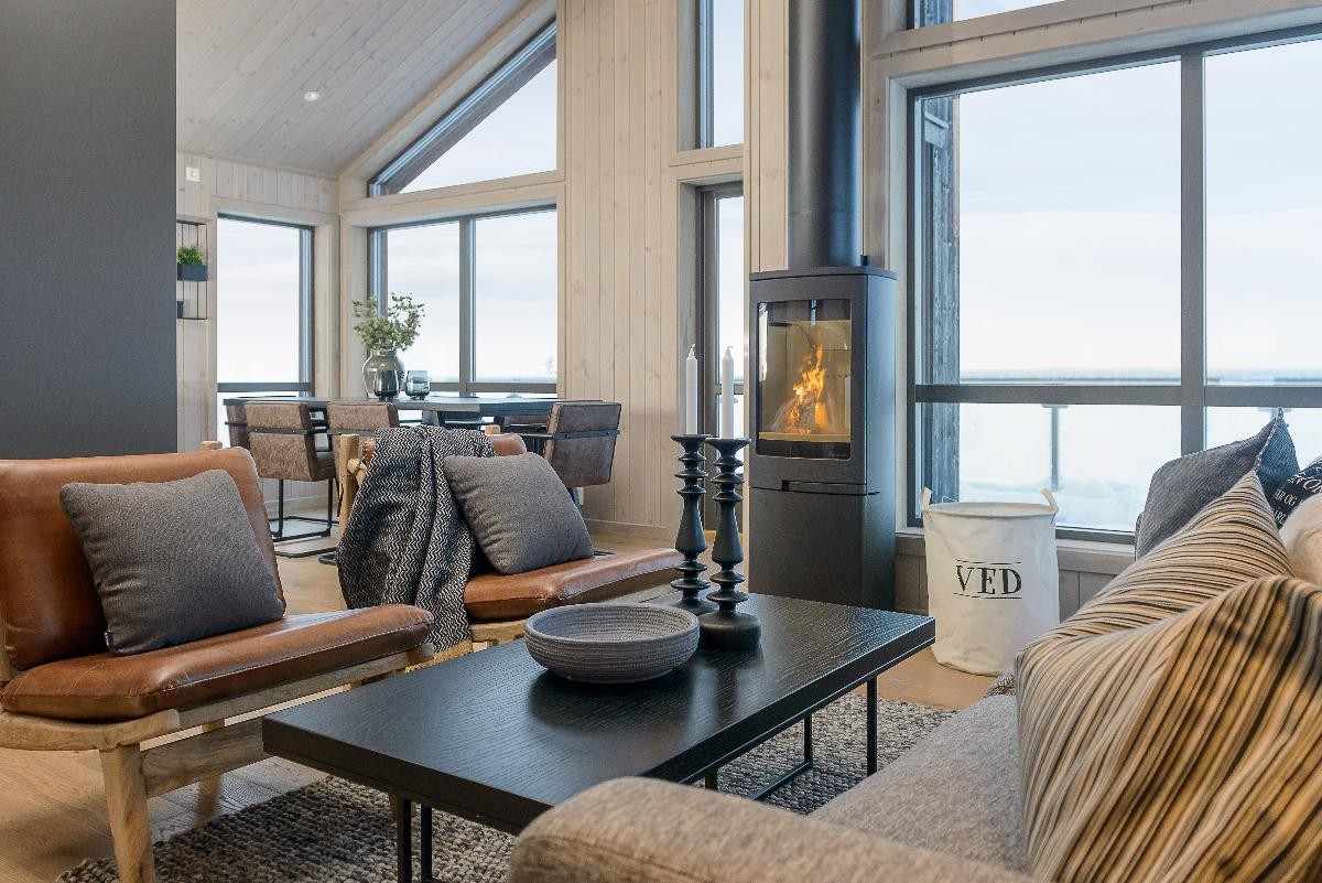 Interiørbilde fra lignende hytte Galleribilde