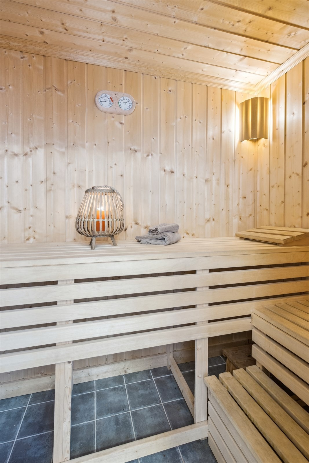 Deilig med badstue etter en lang skitur Galleribilde