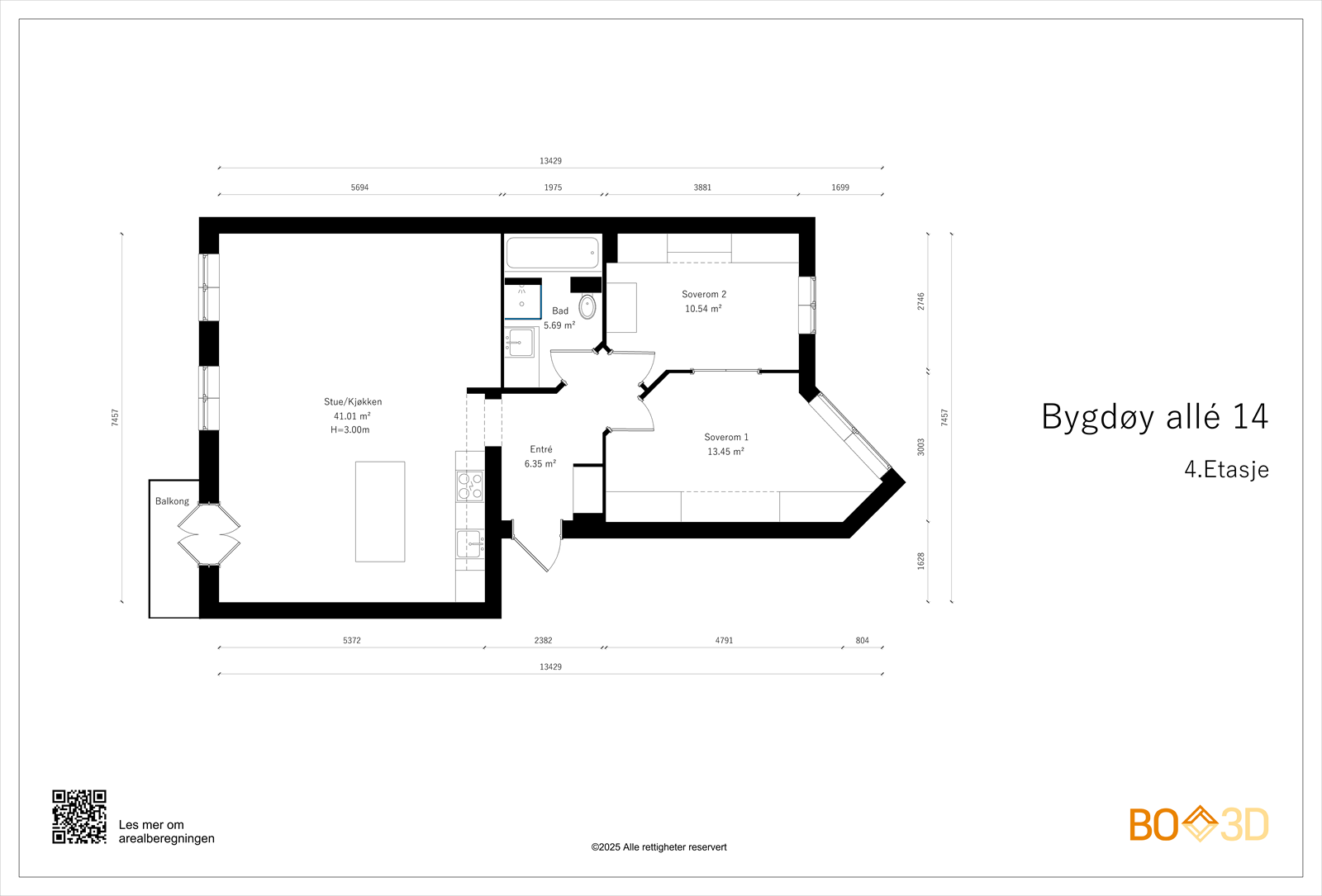 Plantegning Galleribilde