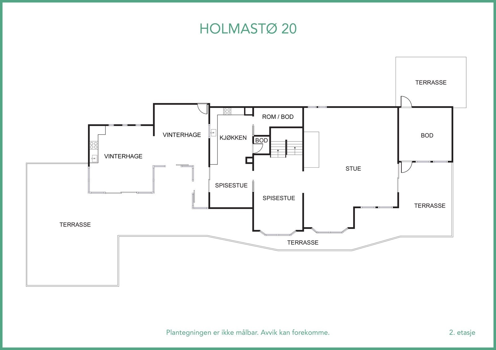 Plantegning 1.etg. Galleribilde
