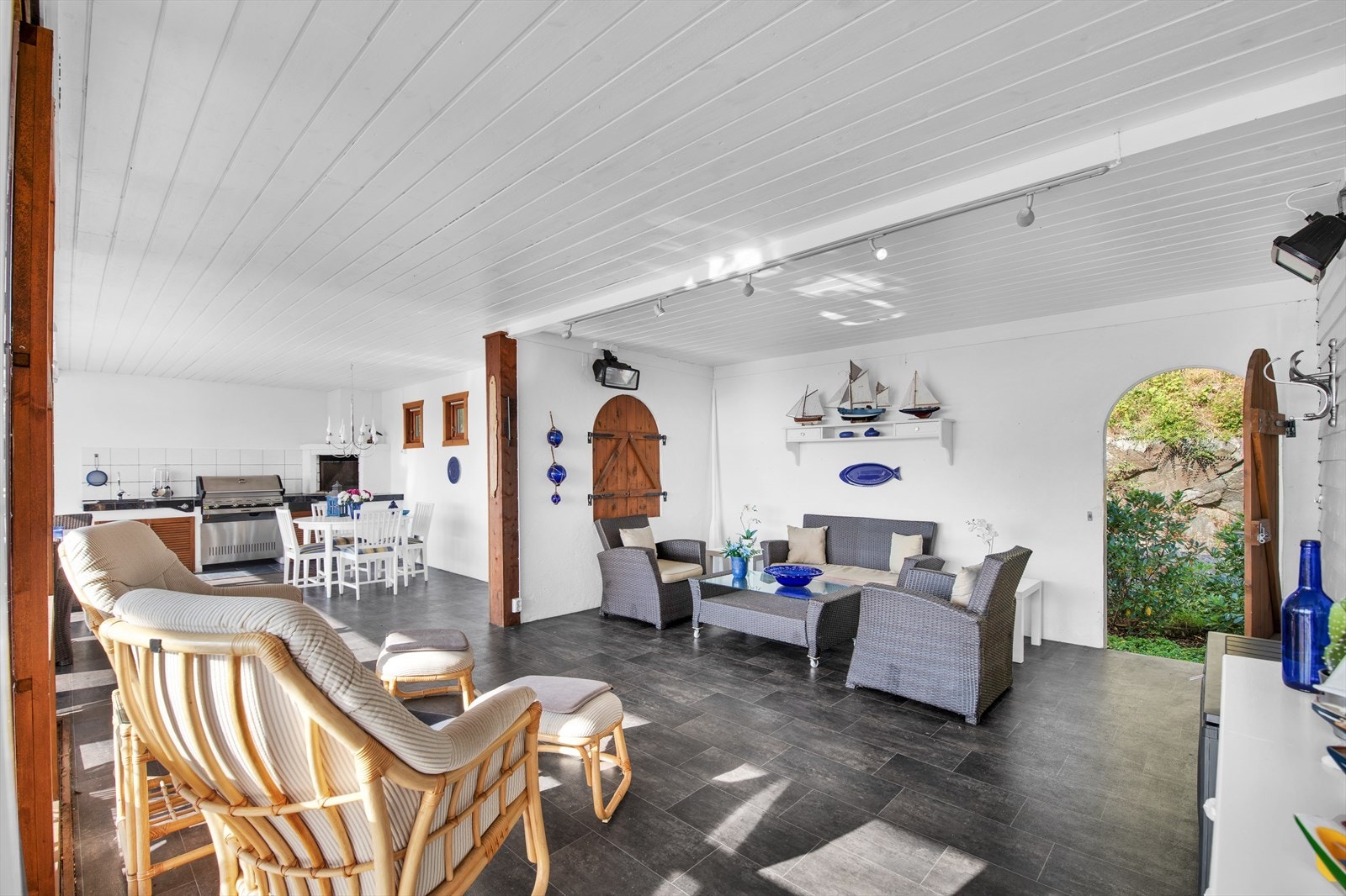 Vinterhage -flere innredningsmuligheter Galleribilde