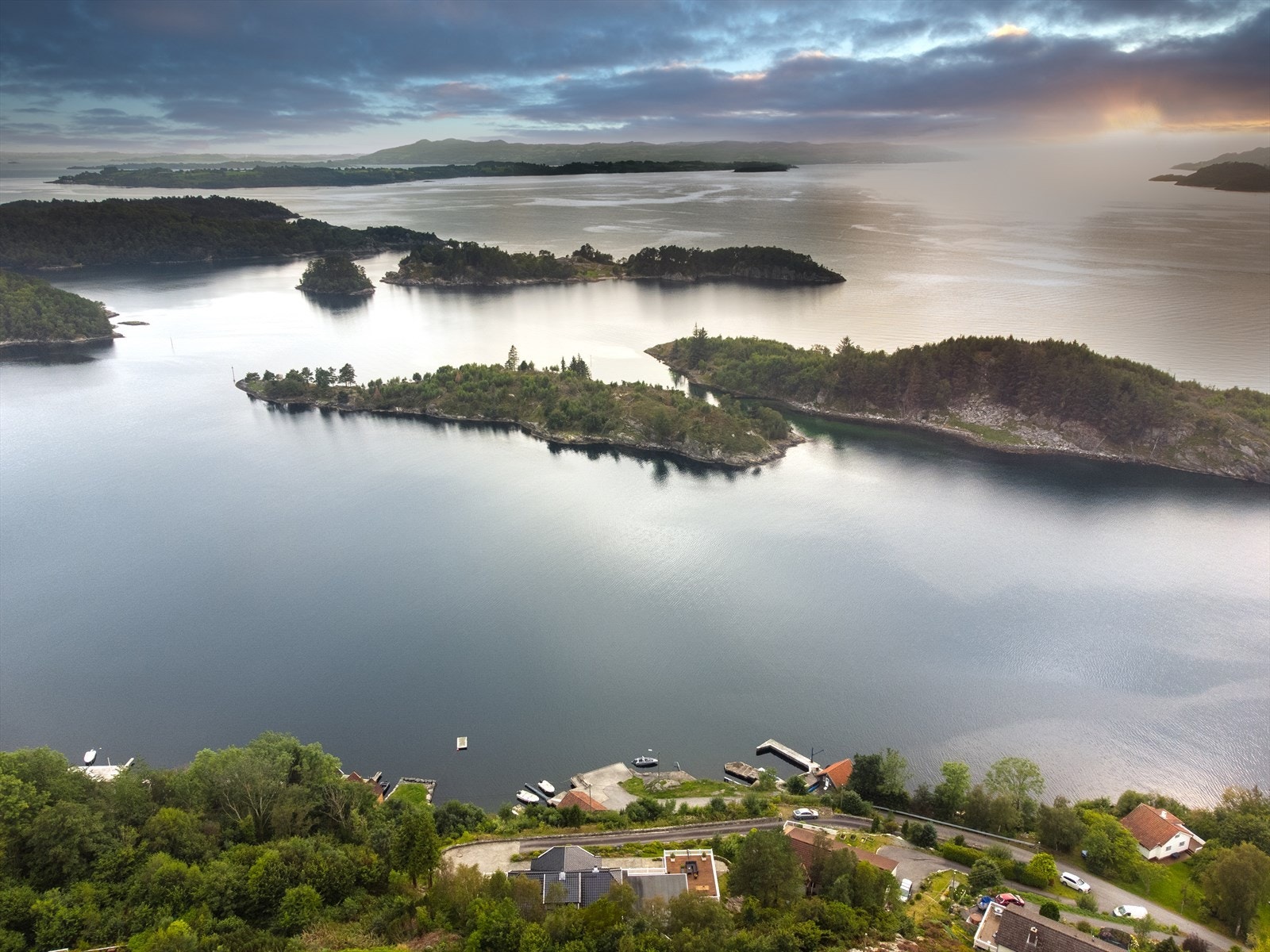 Dronefoto Galleribilde