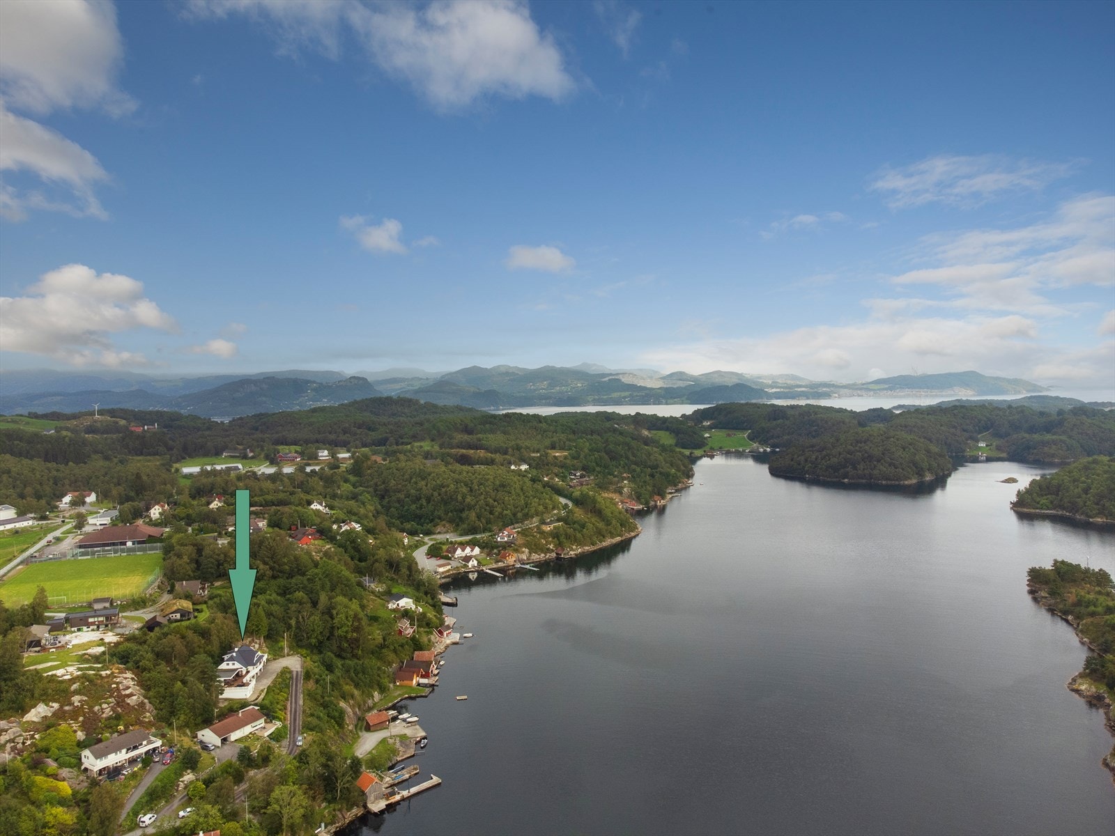 Dronefoto Galleribilde