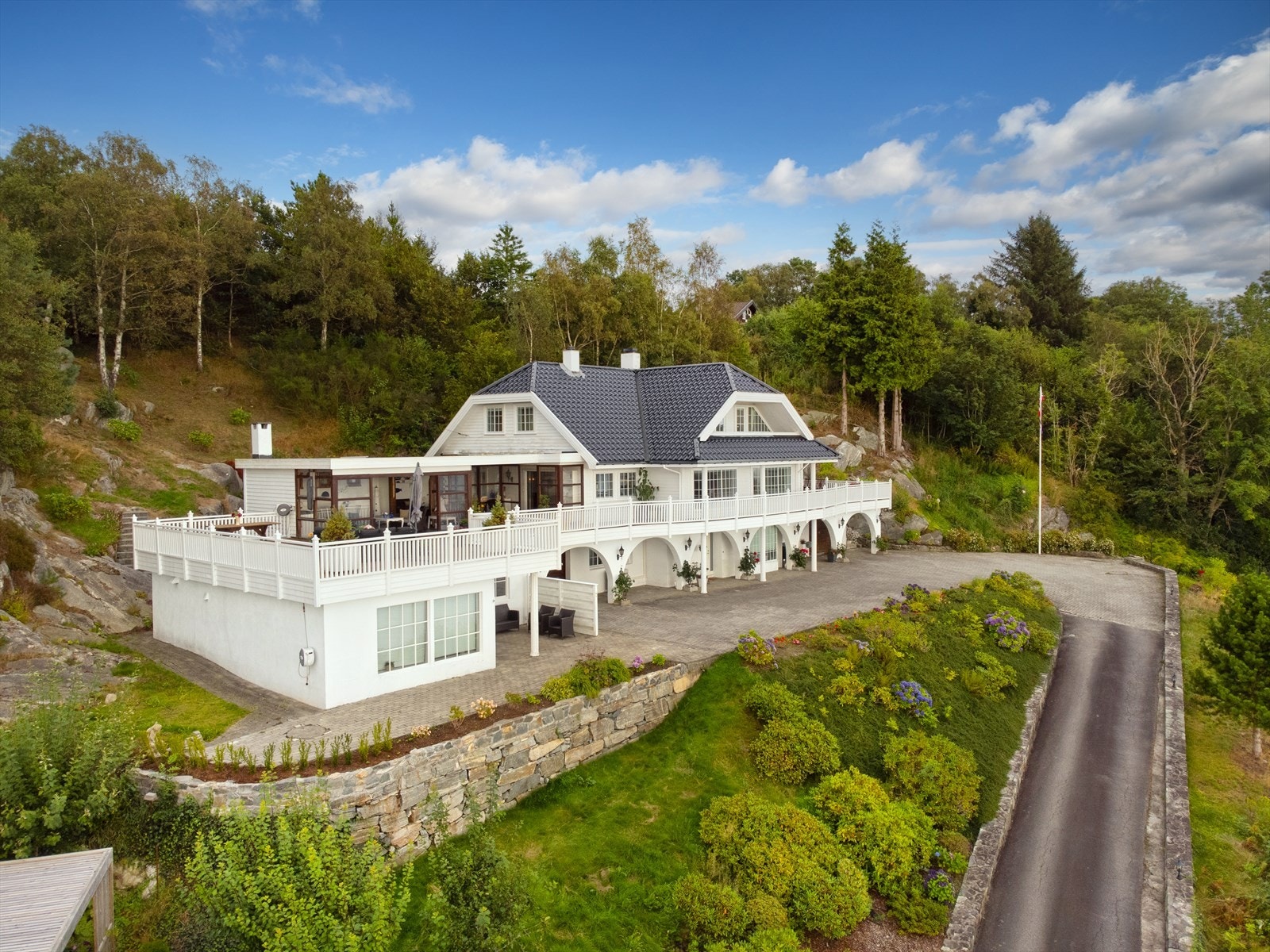 Dronefoto Galleribilde