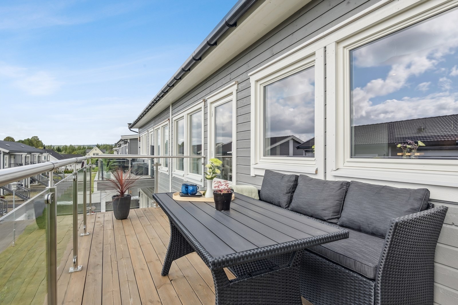 Den vestvendte plasseringen gir gode lysforhold på ettermiddagen. Galleribilde