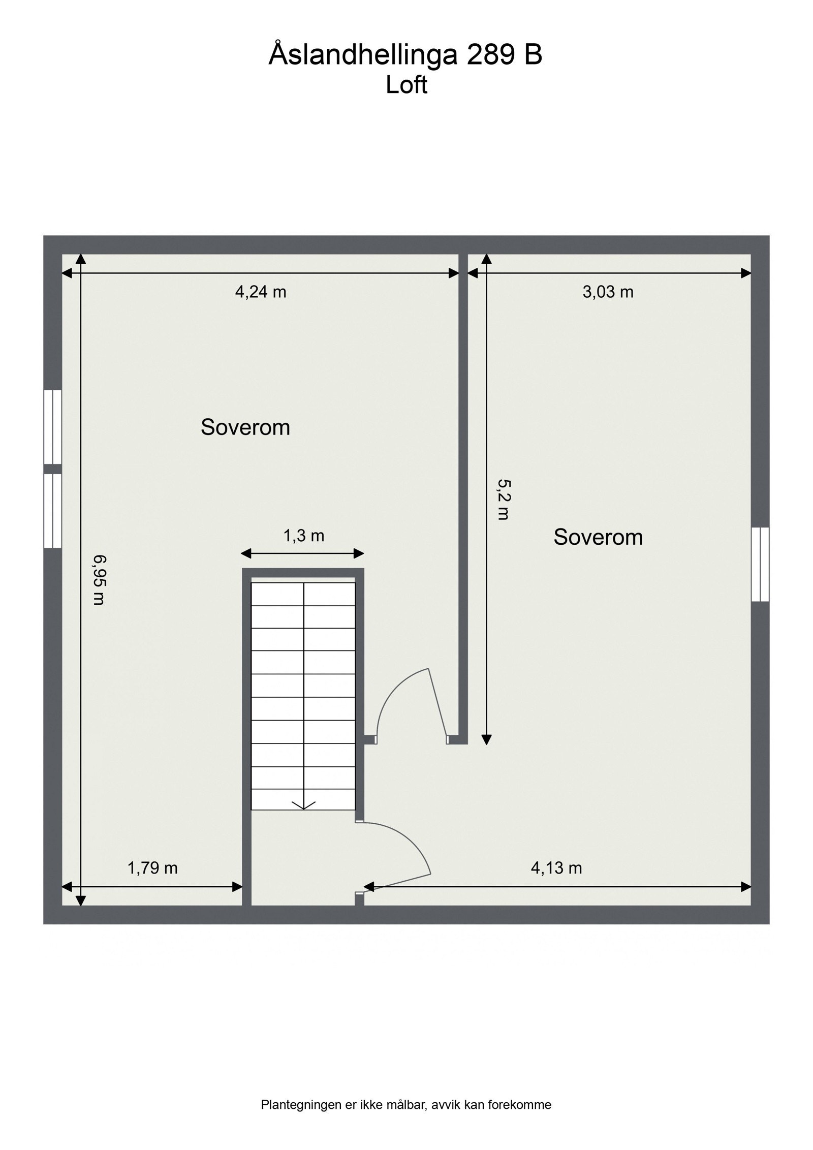 Plan loft Galleribilde