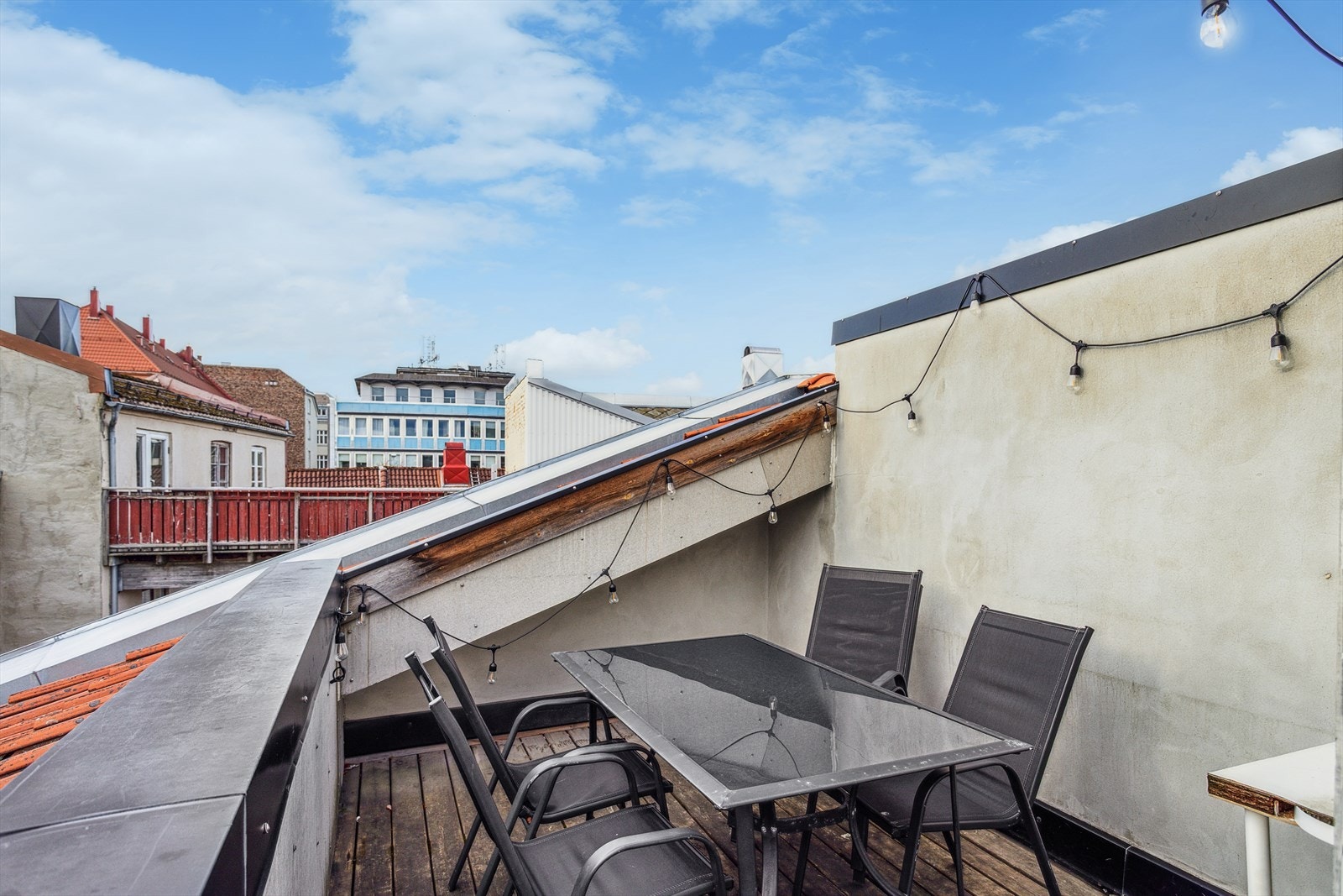 Takterrasse på ca. 18 m². Galleribilde