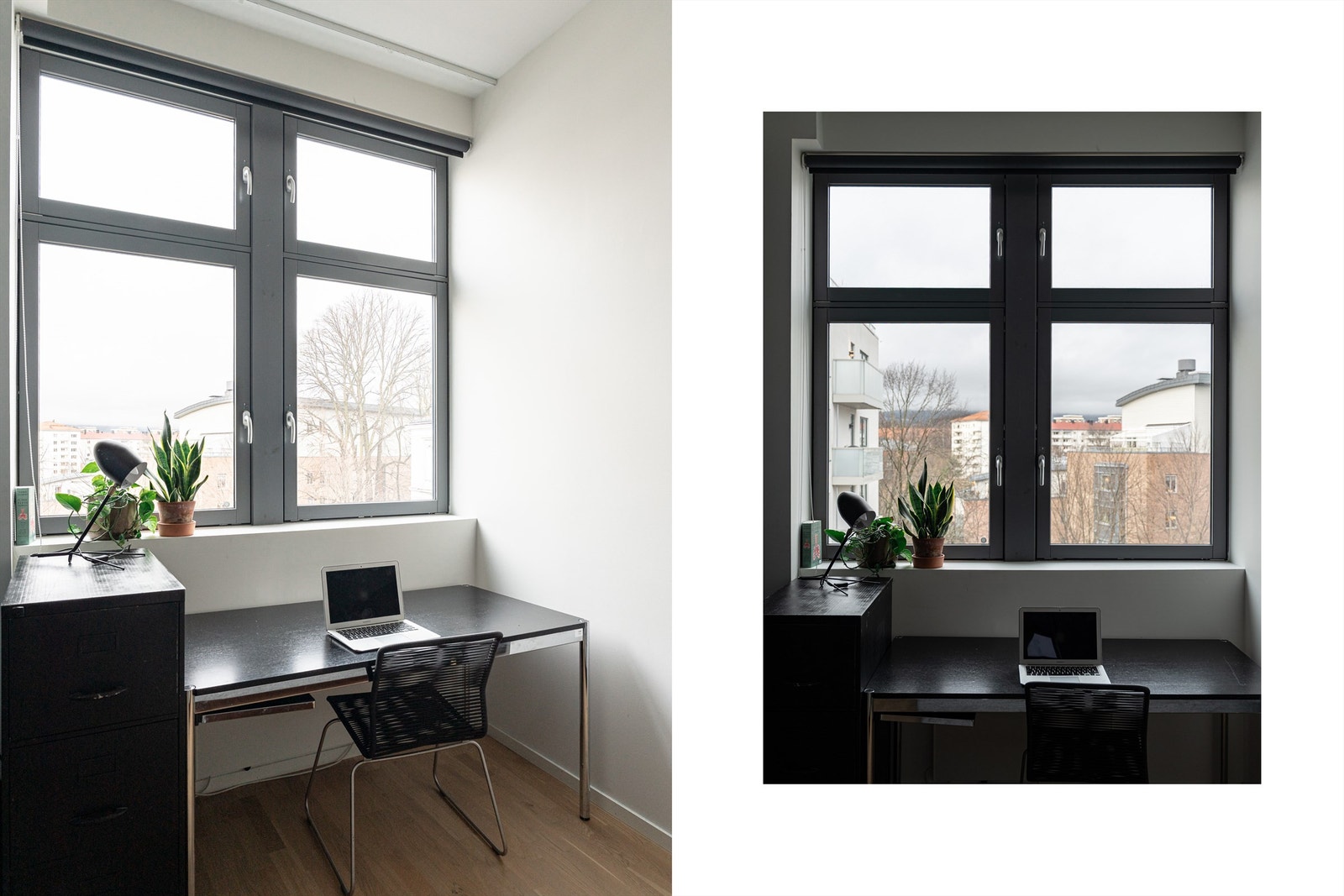 Rommet er fleksibelt og her har du i tillegg plass til en egen kontorløsning. Galleribilde