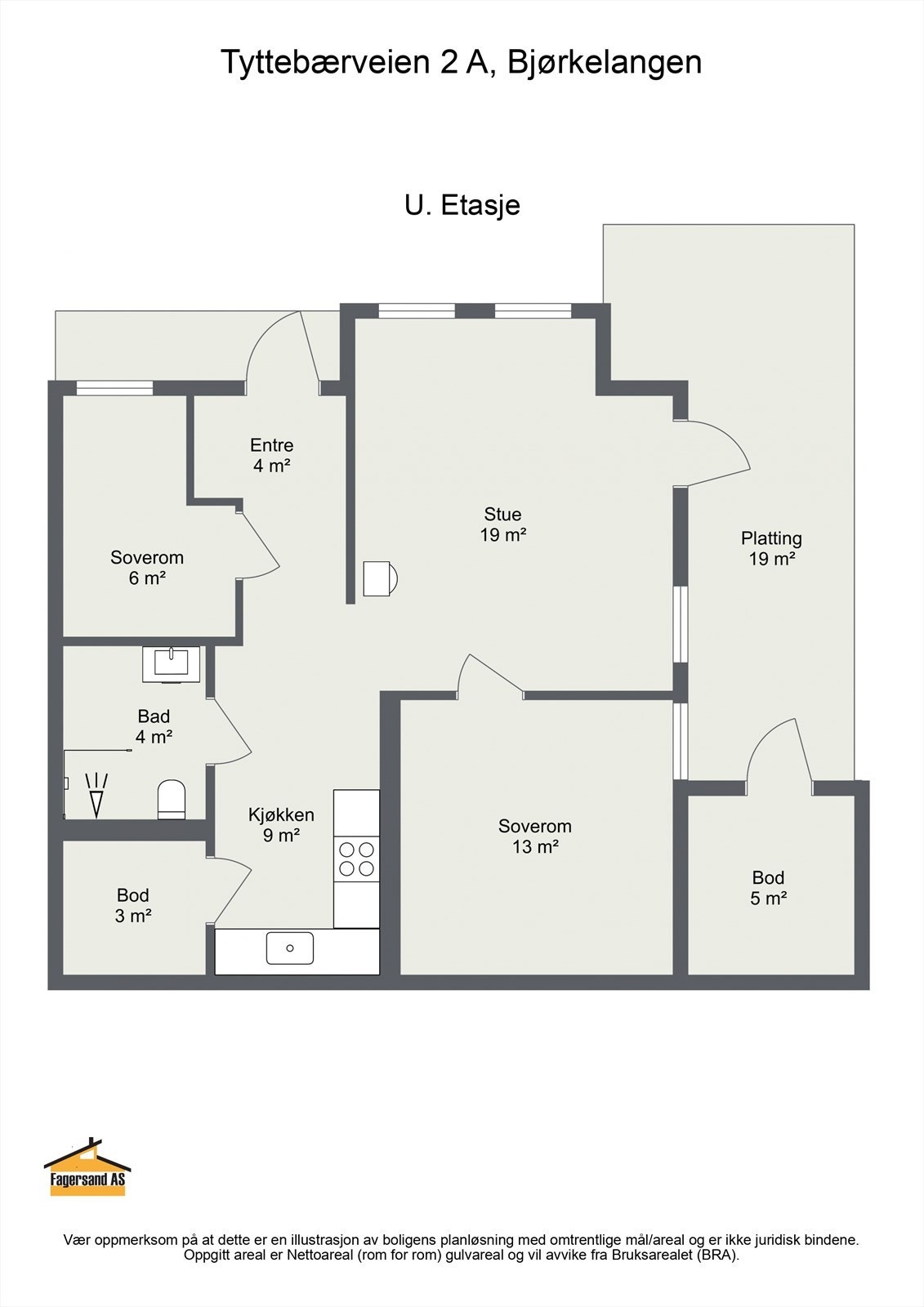 Planskisse. Galleribilde