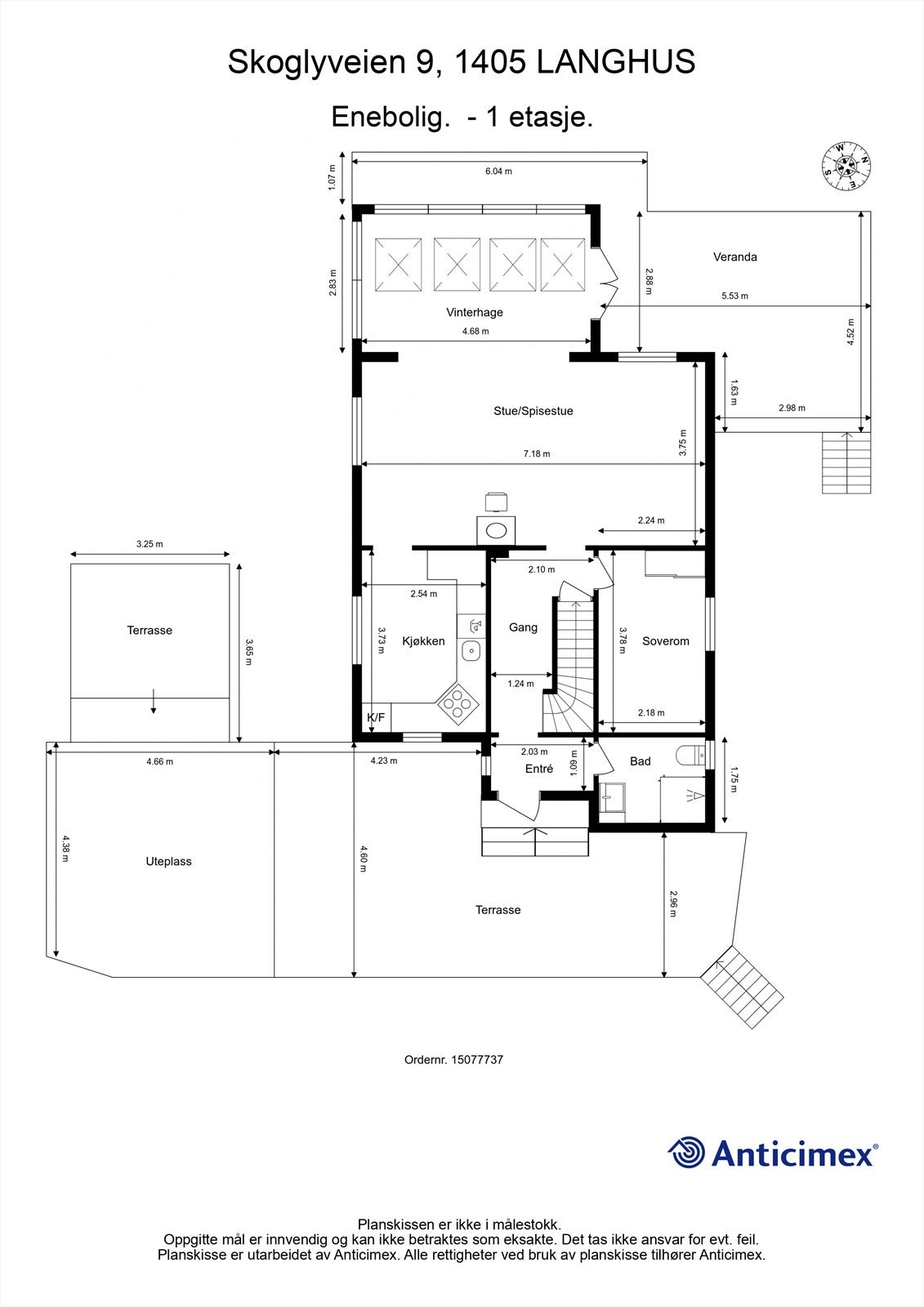 Plantegning- 1 etasje Galleribilde