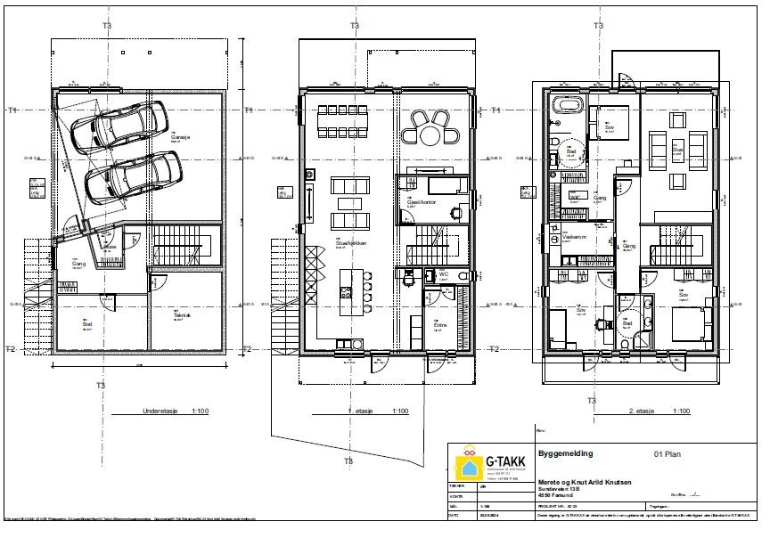 Godkjente tegninger - planløsning. Galleribilde