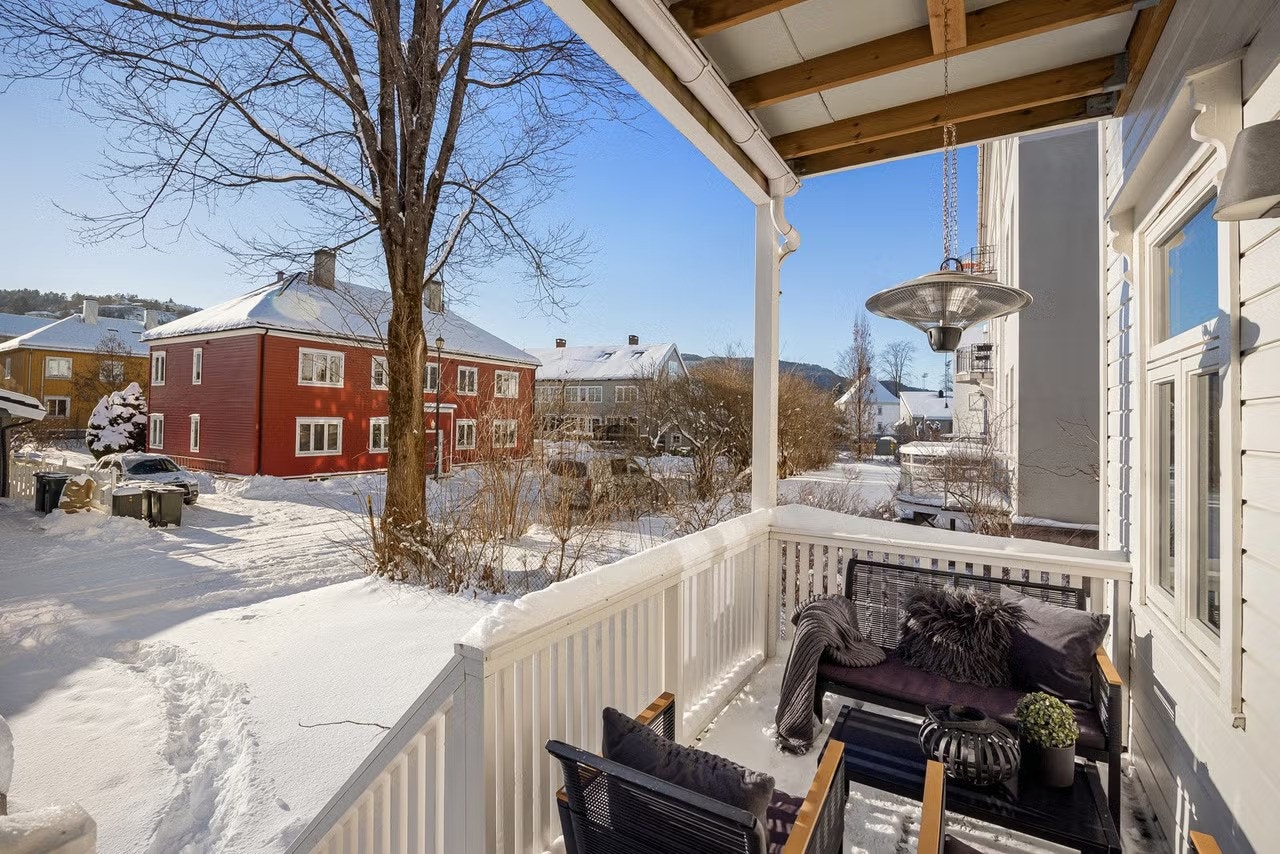 Verandaen ble oppført i 2015. Galleribilde