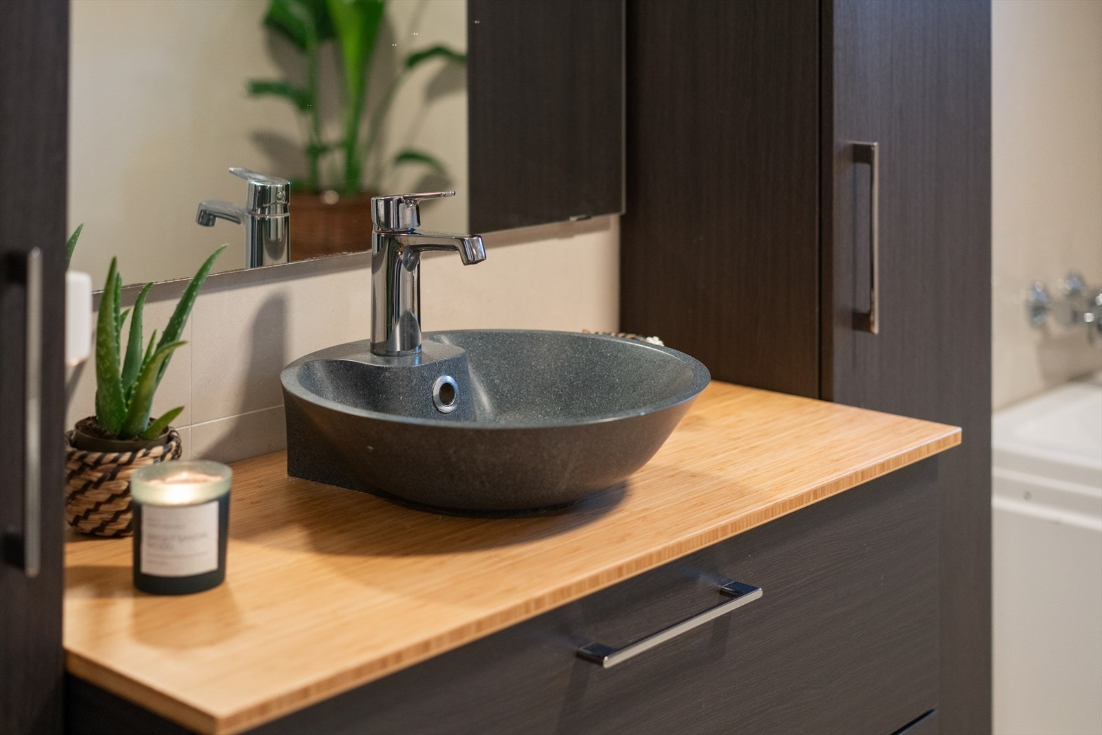 Detaljbilde baderom. Galleribilde