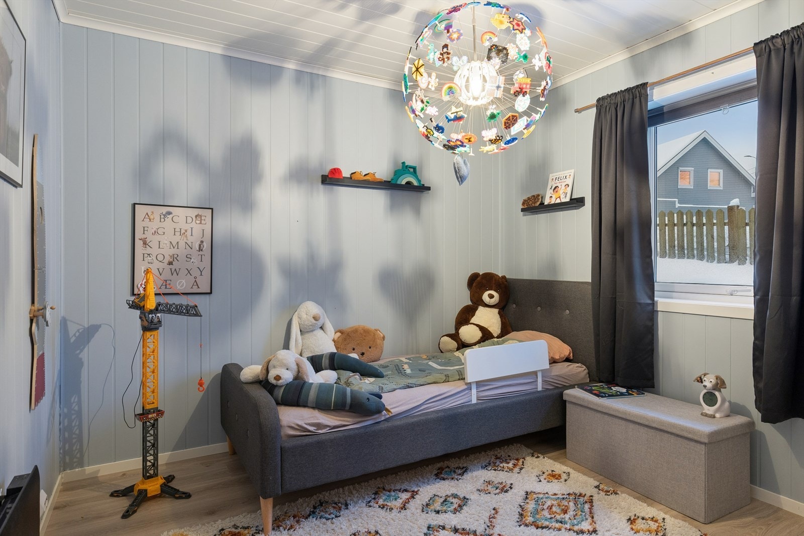 Soverom 3 har god plass til oppbevaring og møblering. Galleribilde