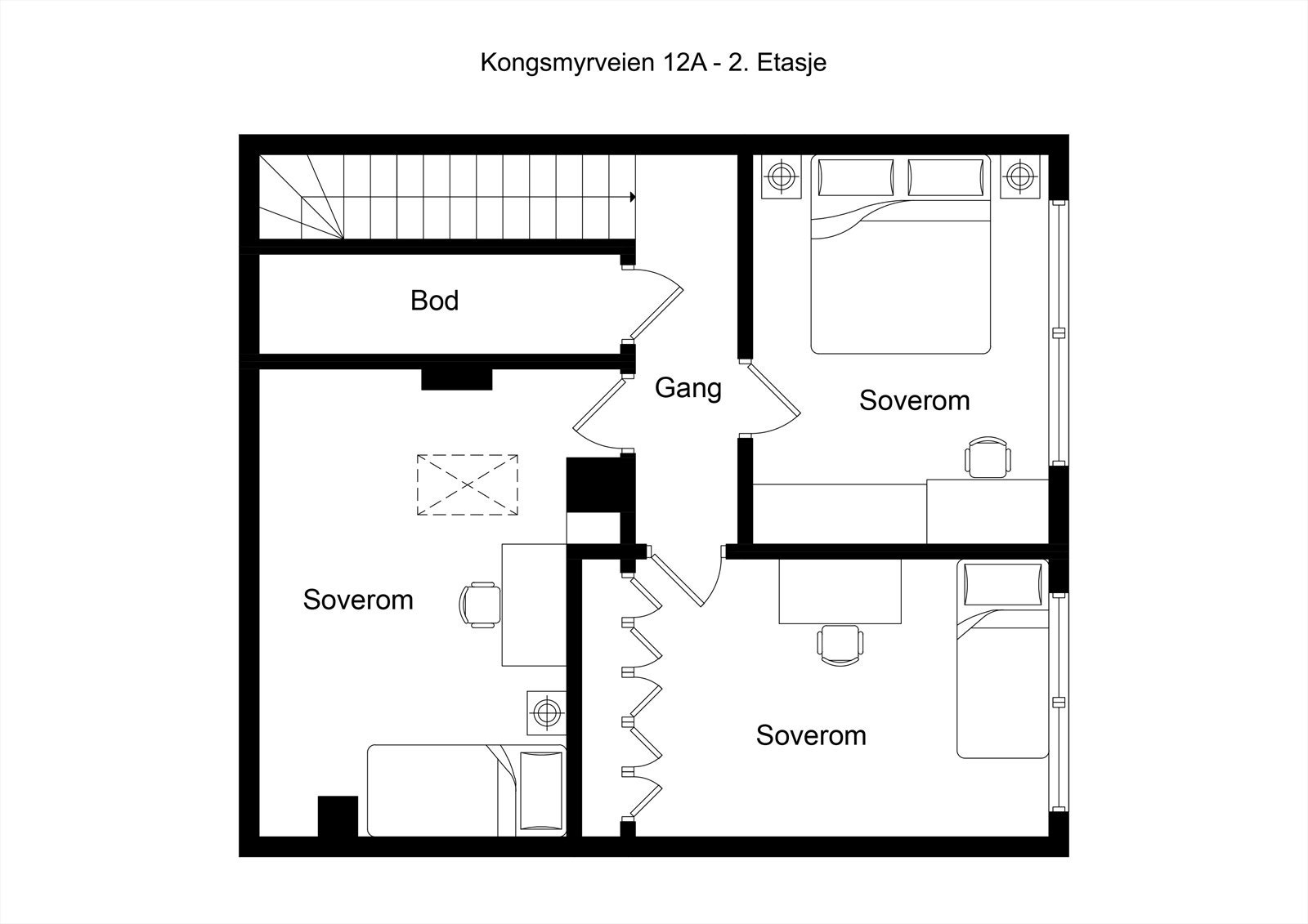 Planskisse Galleribilde