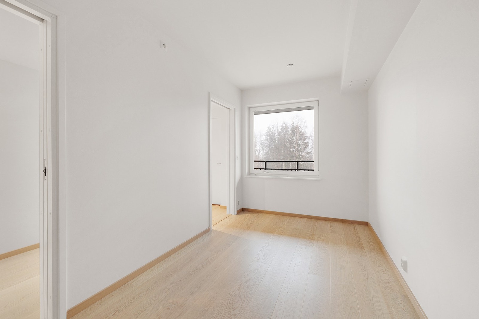 Det er god plass til dobbeltseng, nattbord og annet ønsket møblement. Galleribilde