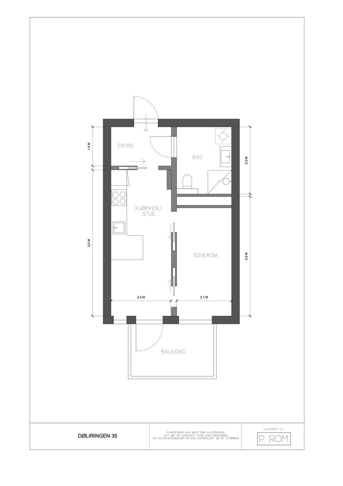 Plantegning Galleribilde