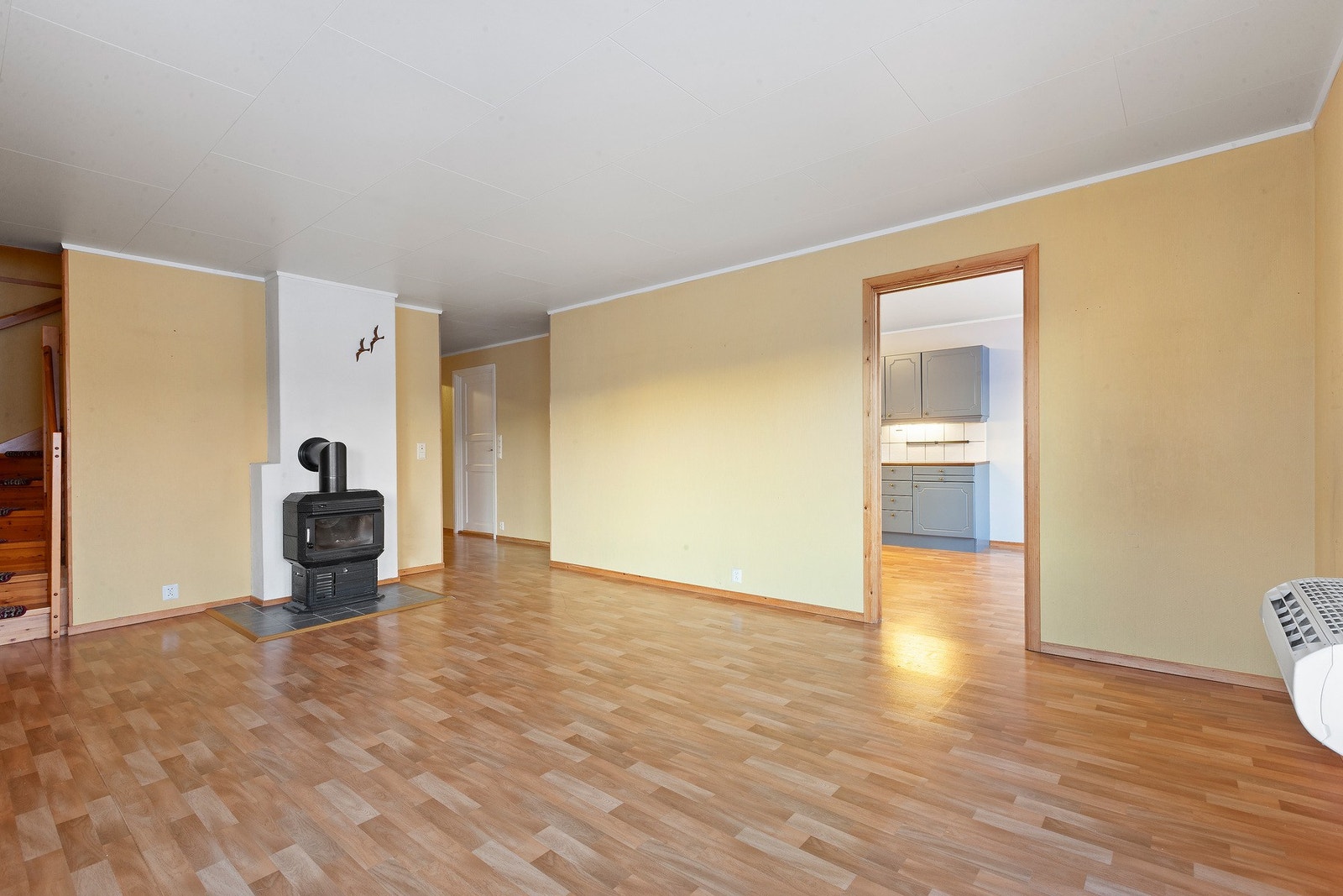 I stuen er det også montert en varmepumpe som gir en god og lun varme Galleribilde