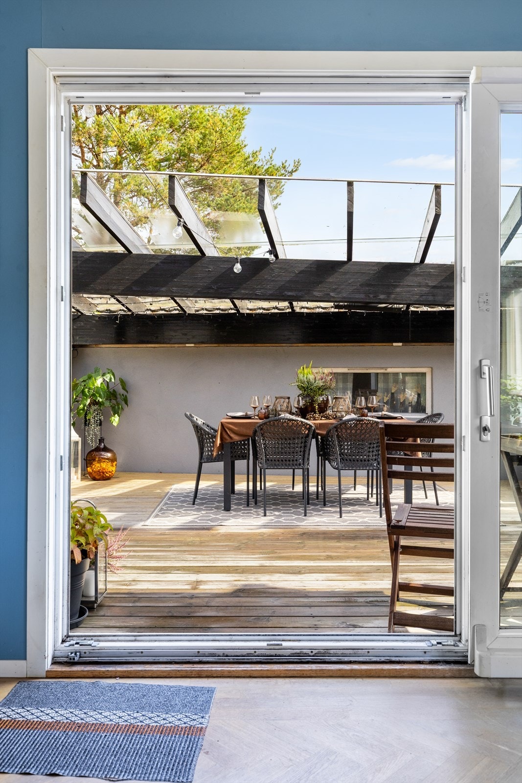 Her kan en ta med seg måltidene ut på varme sommerdager. Galleribilde