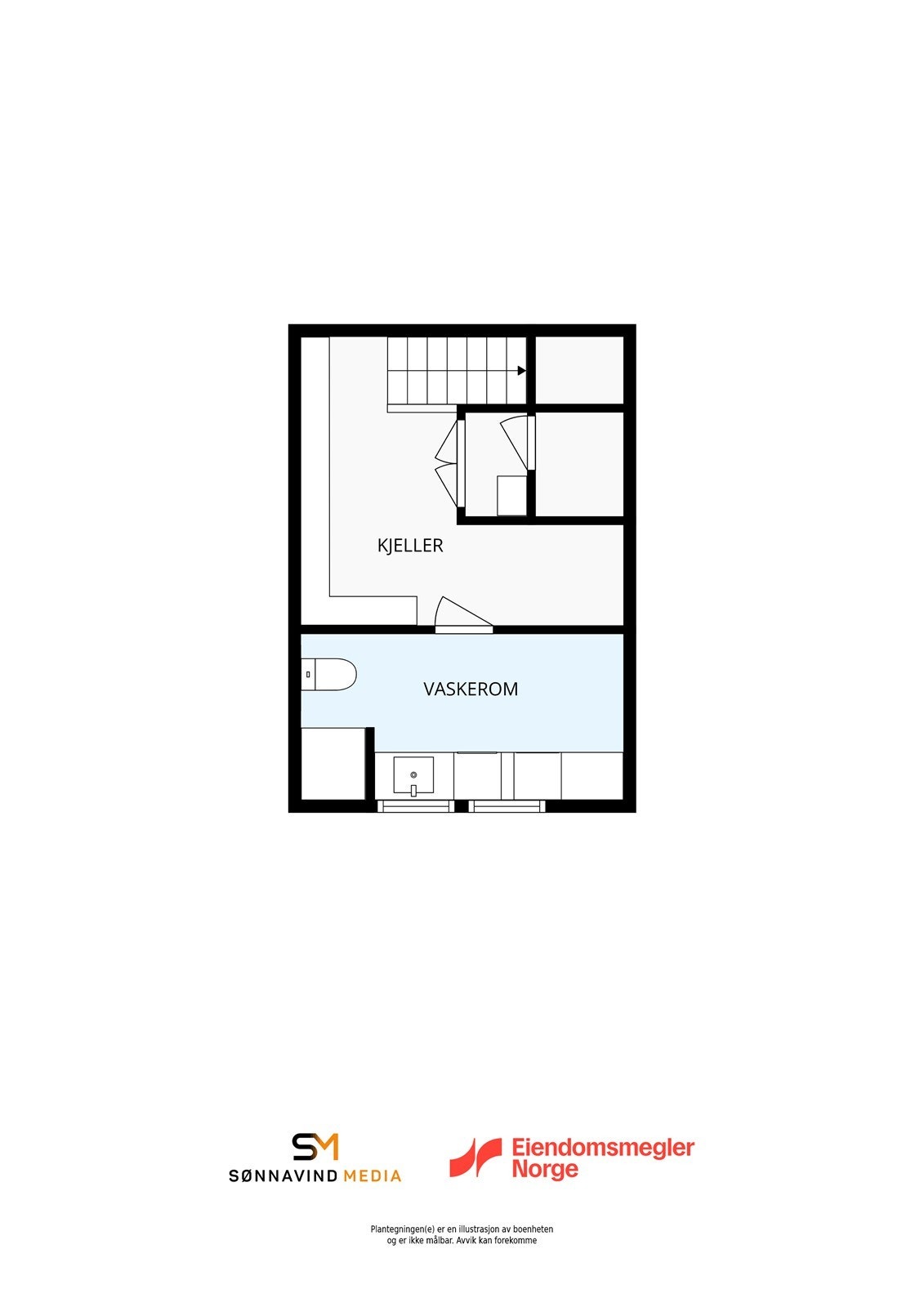 Plantegning kjeller. Galleribilde