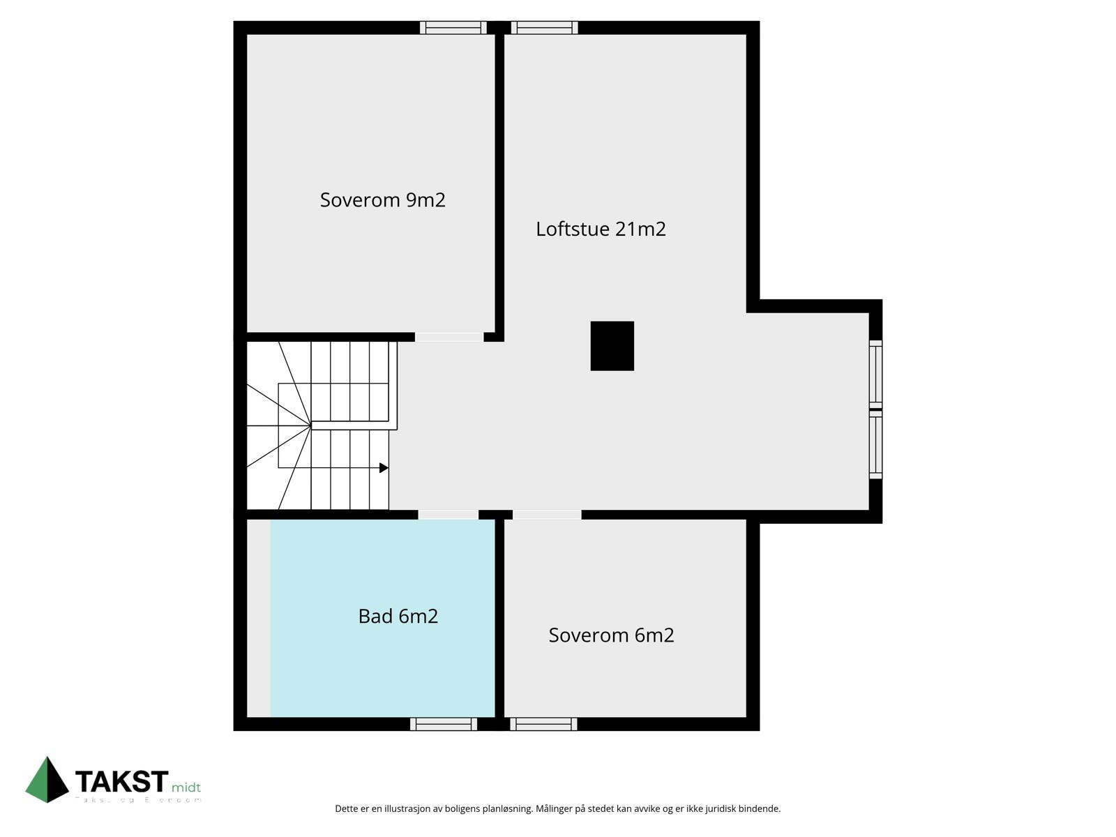 Planskisse 2.etg Galleribilde