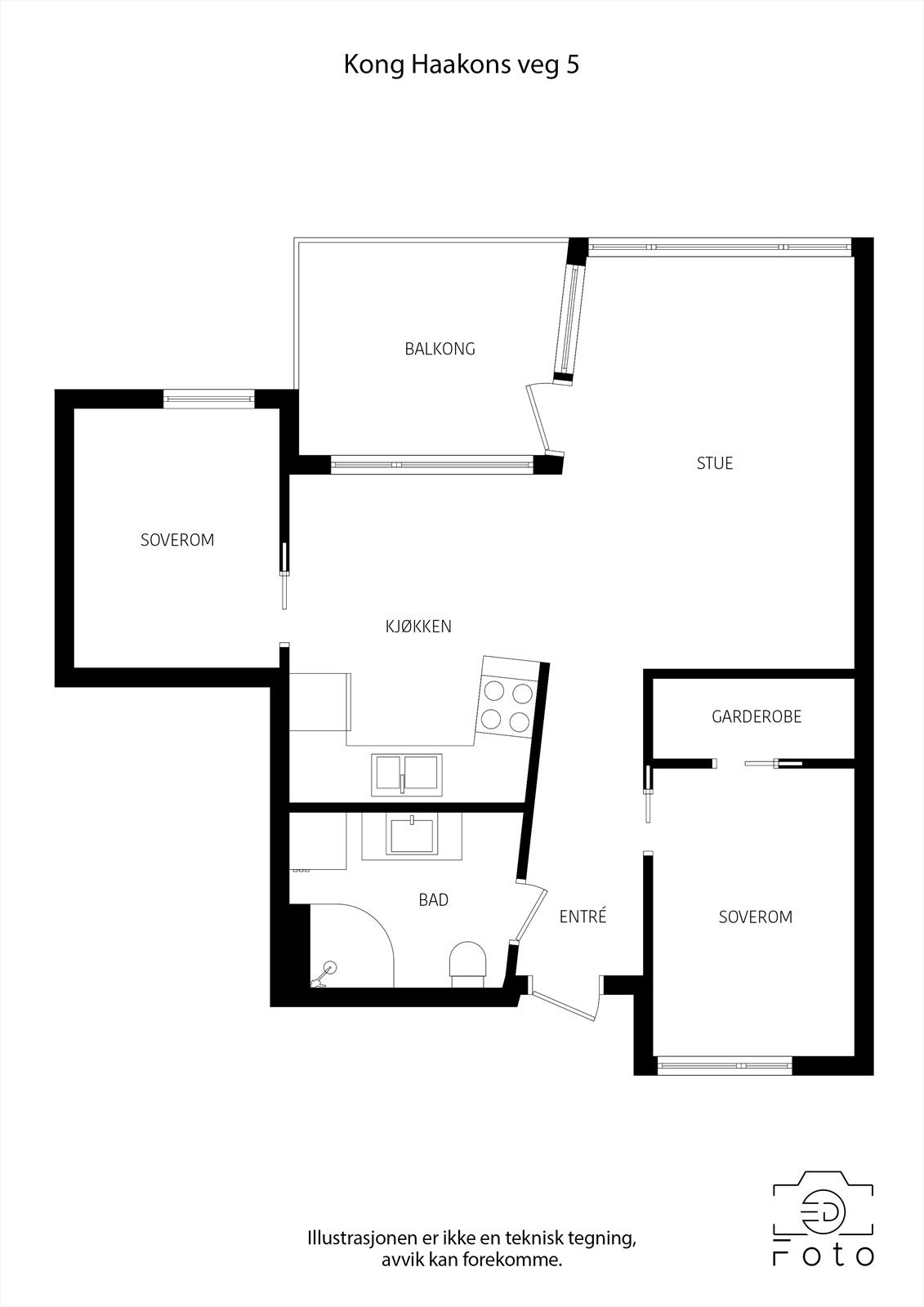 Plantegning Galleribilde