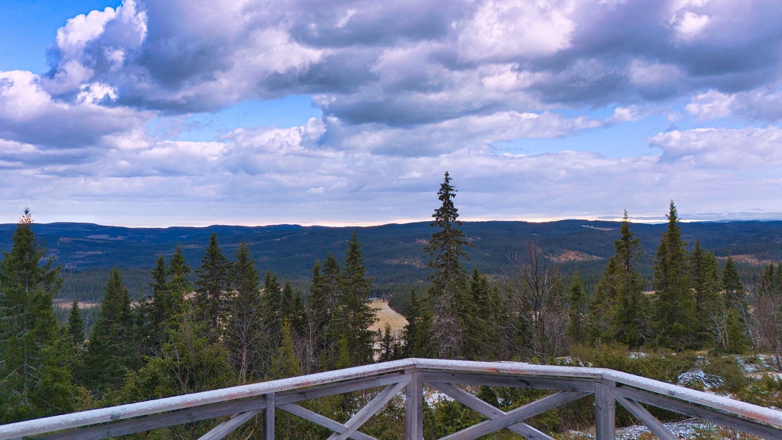 Utsikt fra terrassen Galleribilde
